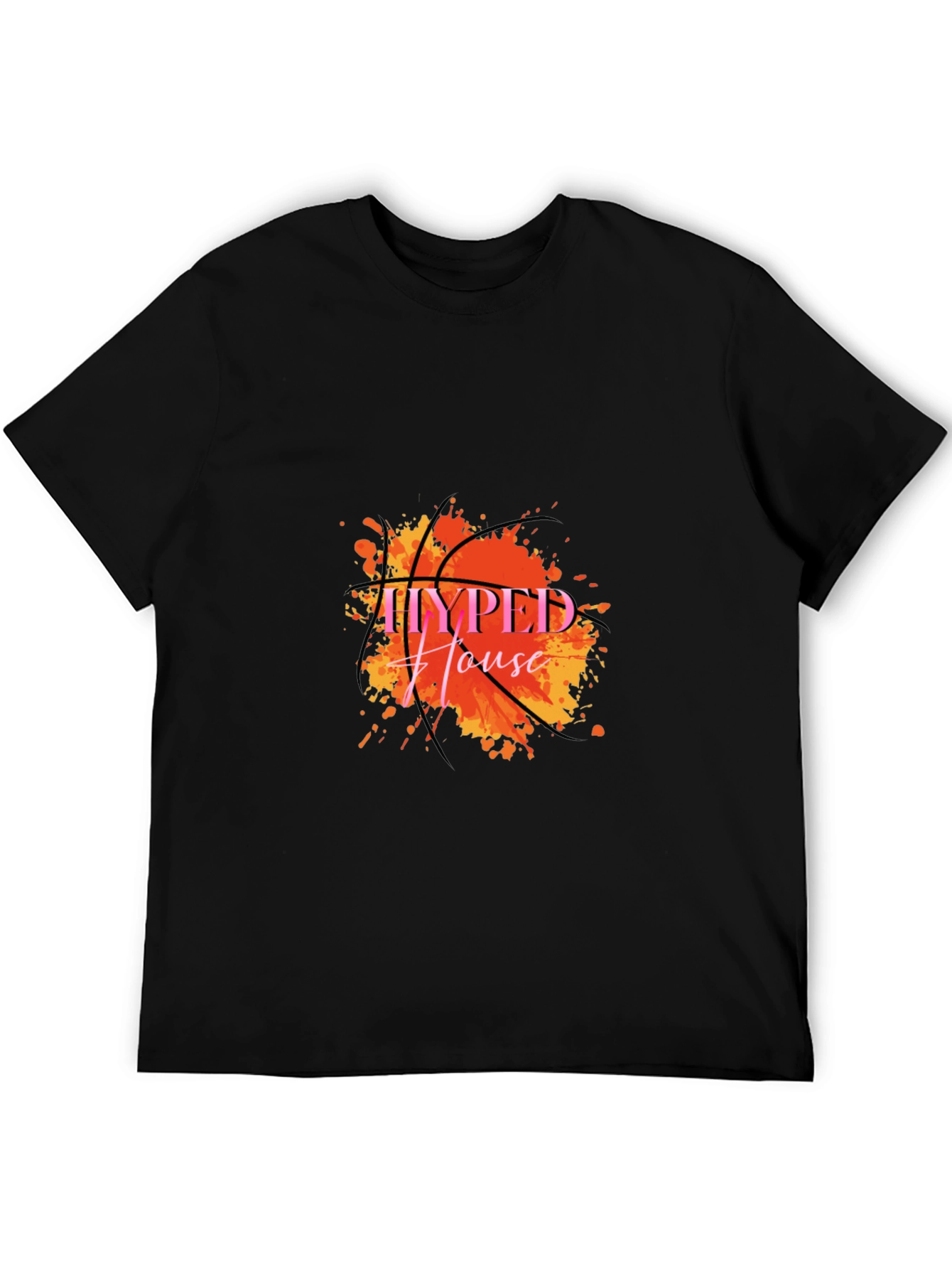 Hyped House Basketball Graphic T-Shirt
