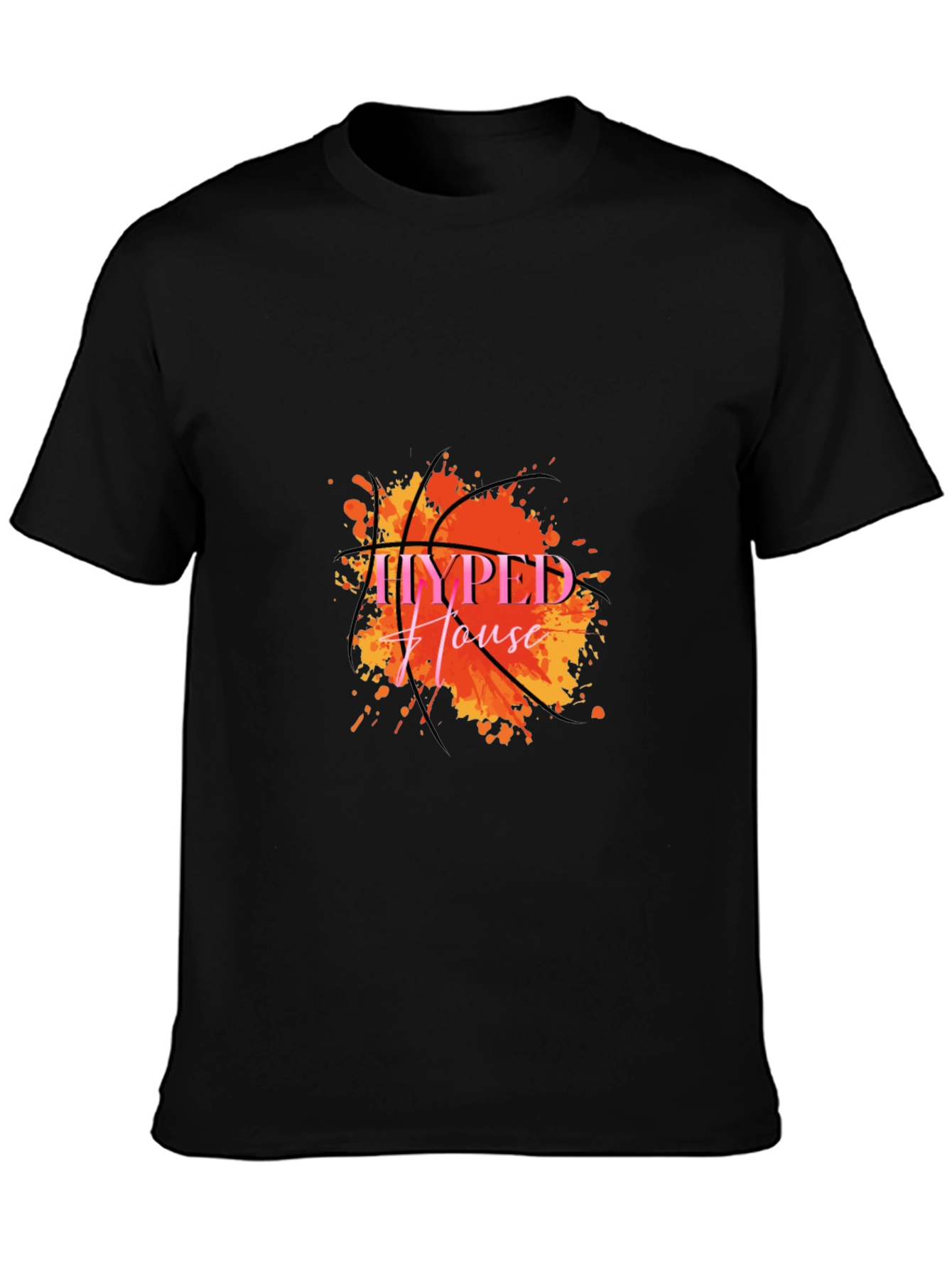 Hyped House Basketball Graphic T-Shirt