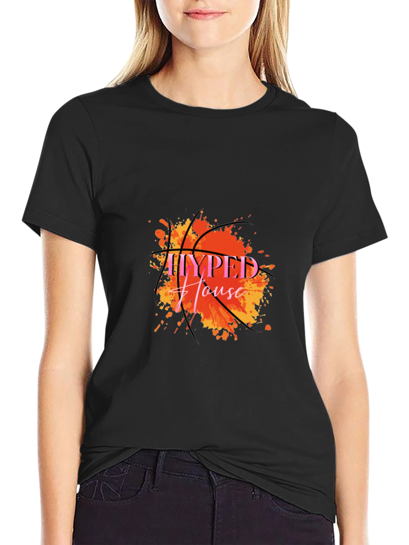 Hyped House Basketball Graphic T-Shirt