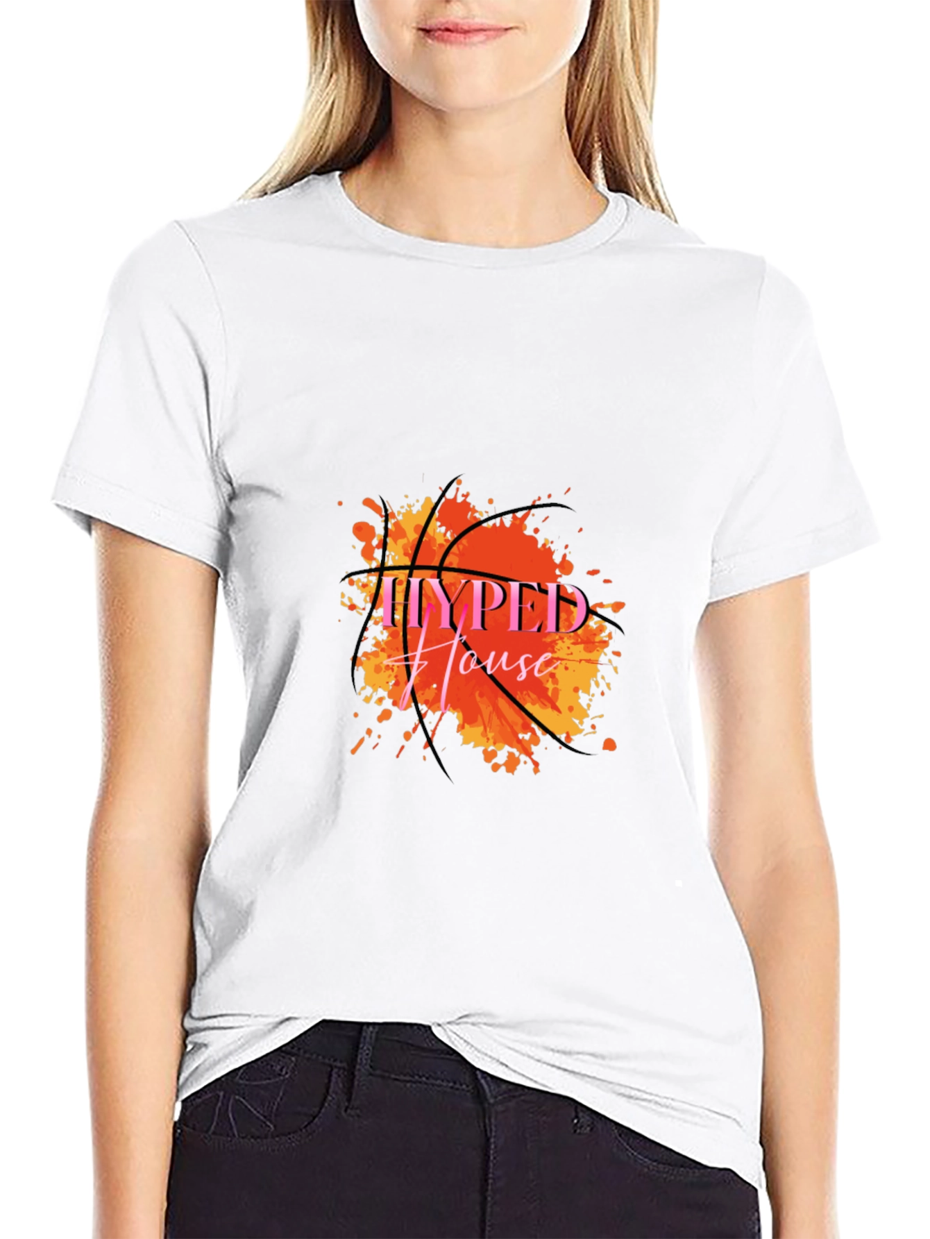 Hyped House Basketball Graphic T-Shirt
