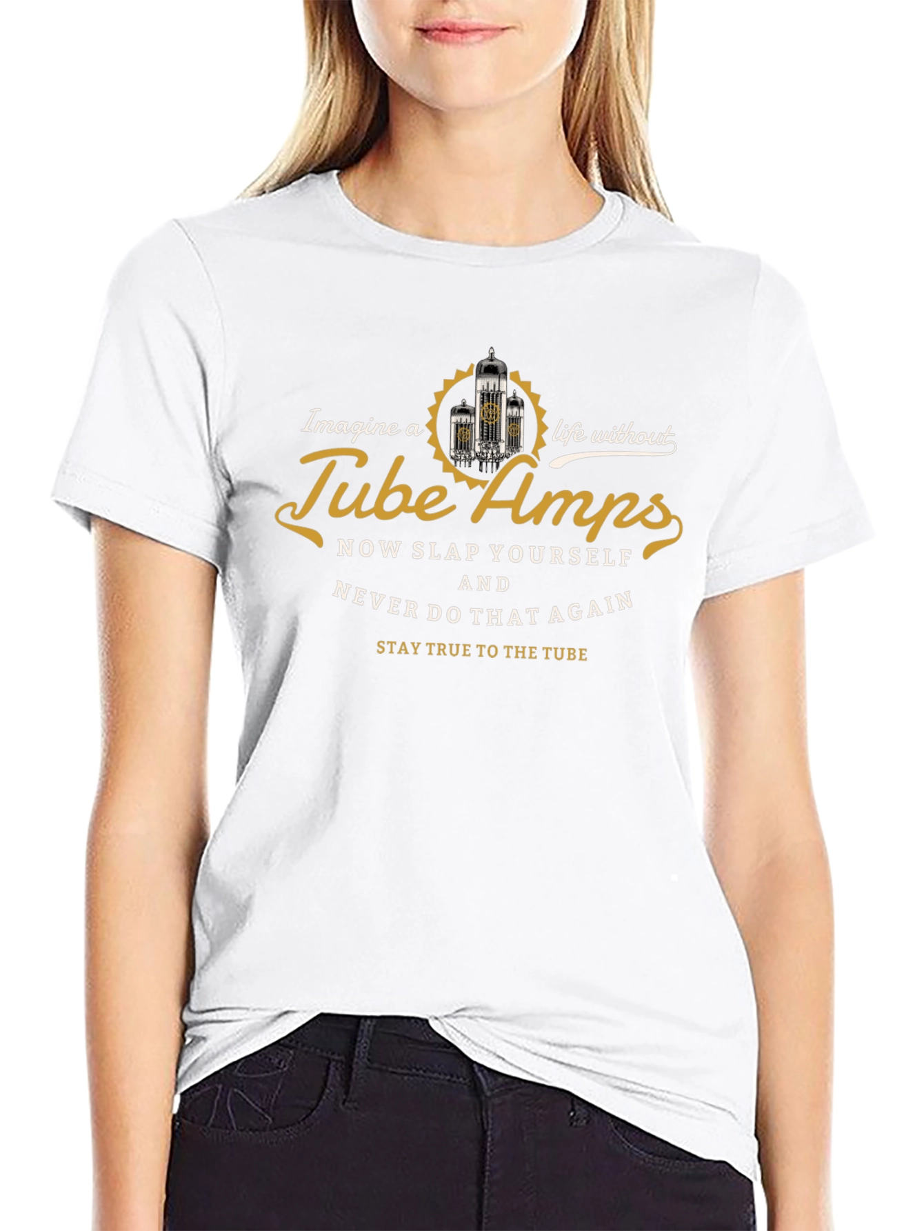 Tube Amps Graphic Tee - Black
