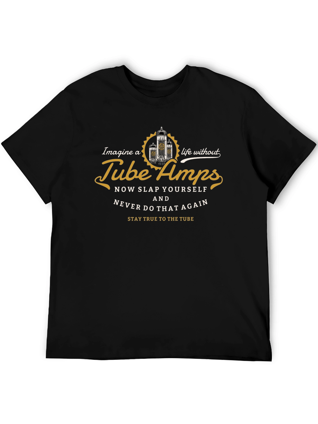 Tube Amps Graphic Tee - Black