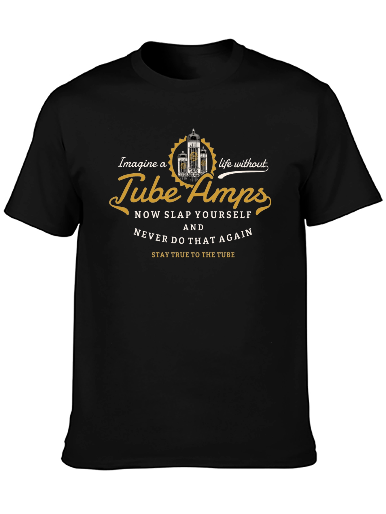 Tube Amps Graphic Tee - Black