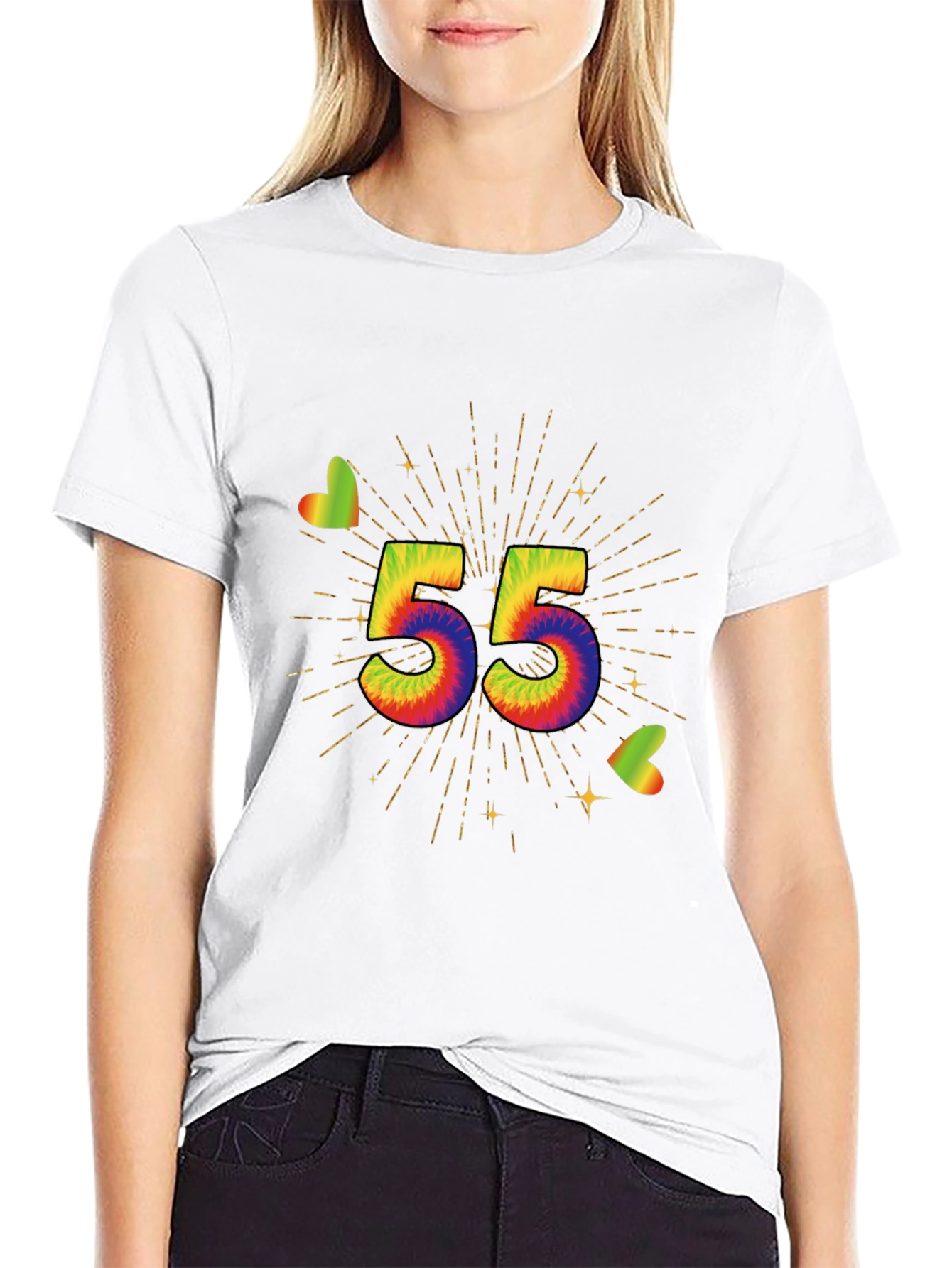 Tie-Dye 55th Birthday T-Shirt