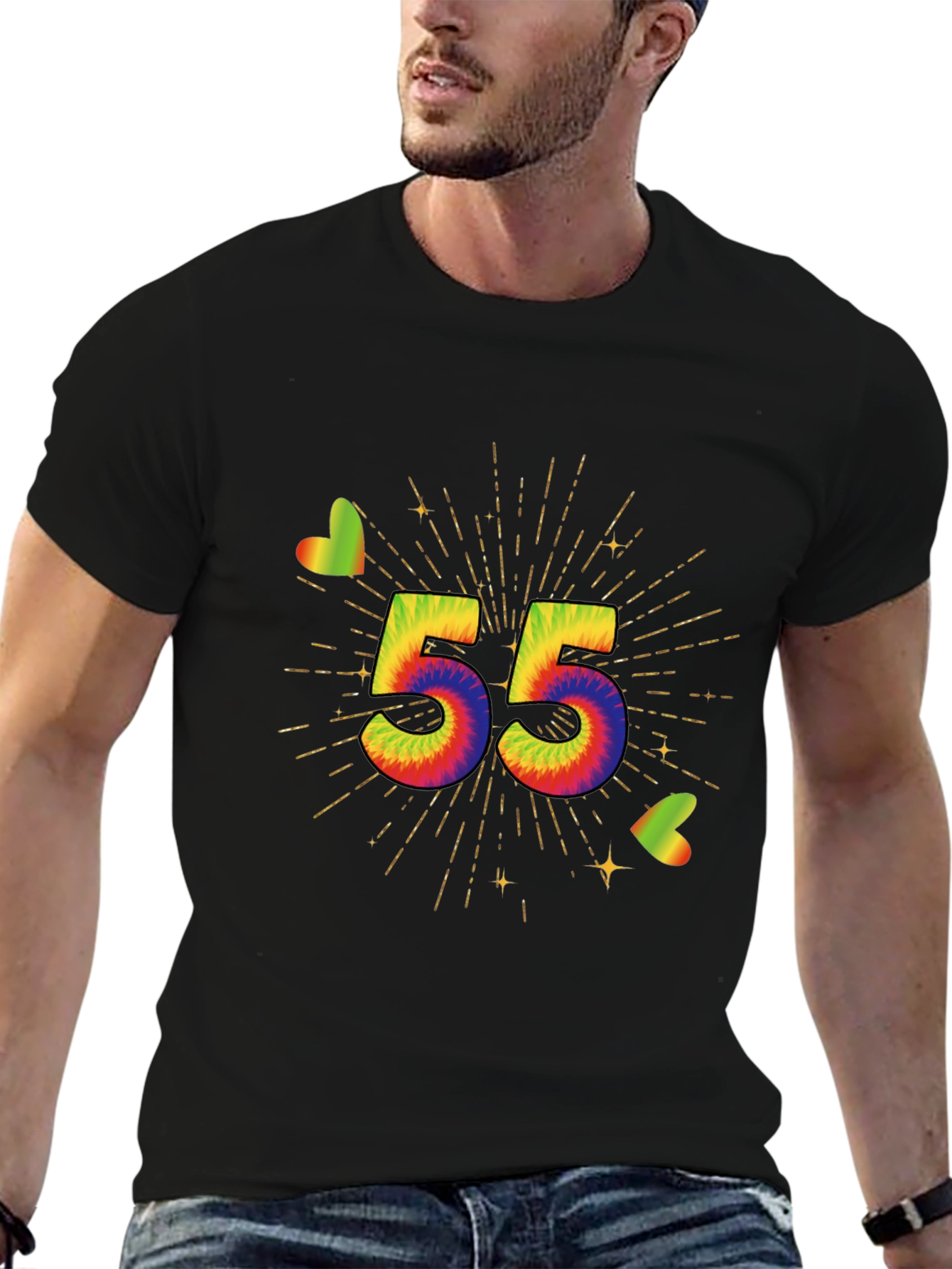 Tie-Dye 55th Birthday T-Shirt