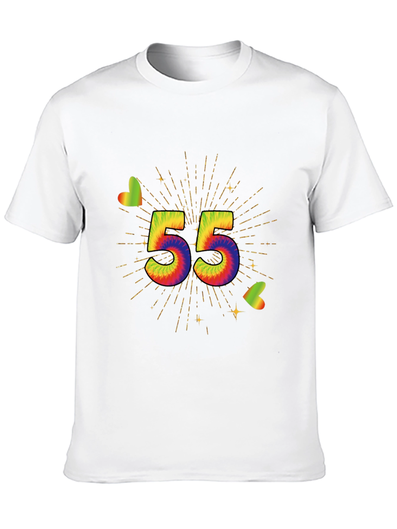 Tie-Dye 55th Birthday T-Shirt