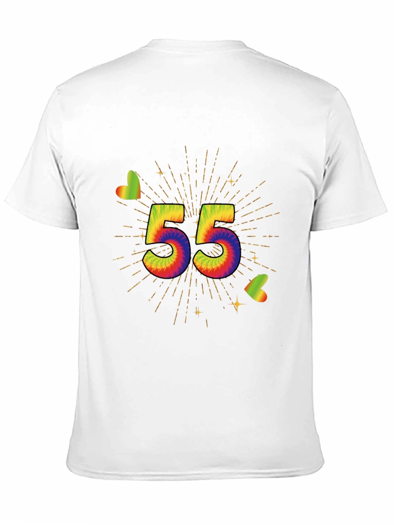 Tie-Dye 55th Birthday T-Shirt