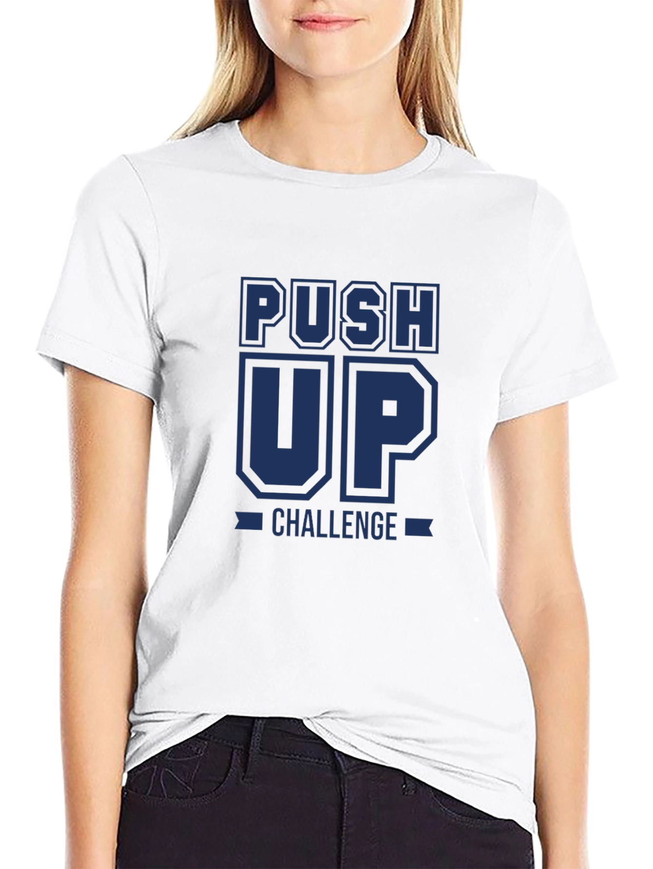 Push Up Challenge Graphic T-Shirt - Workout Apparel
