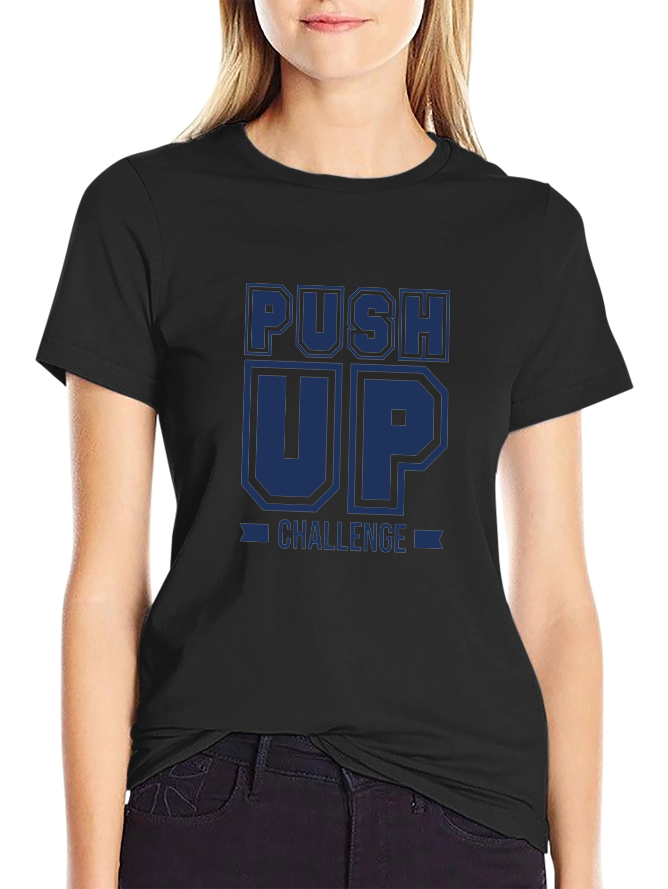 Push Up Challenge Graphic T-Shirt - Workout Apparel