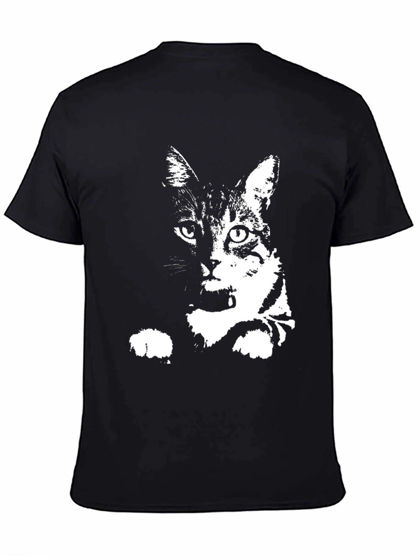 Cool Cat Graphic Black T-Shirt