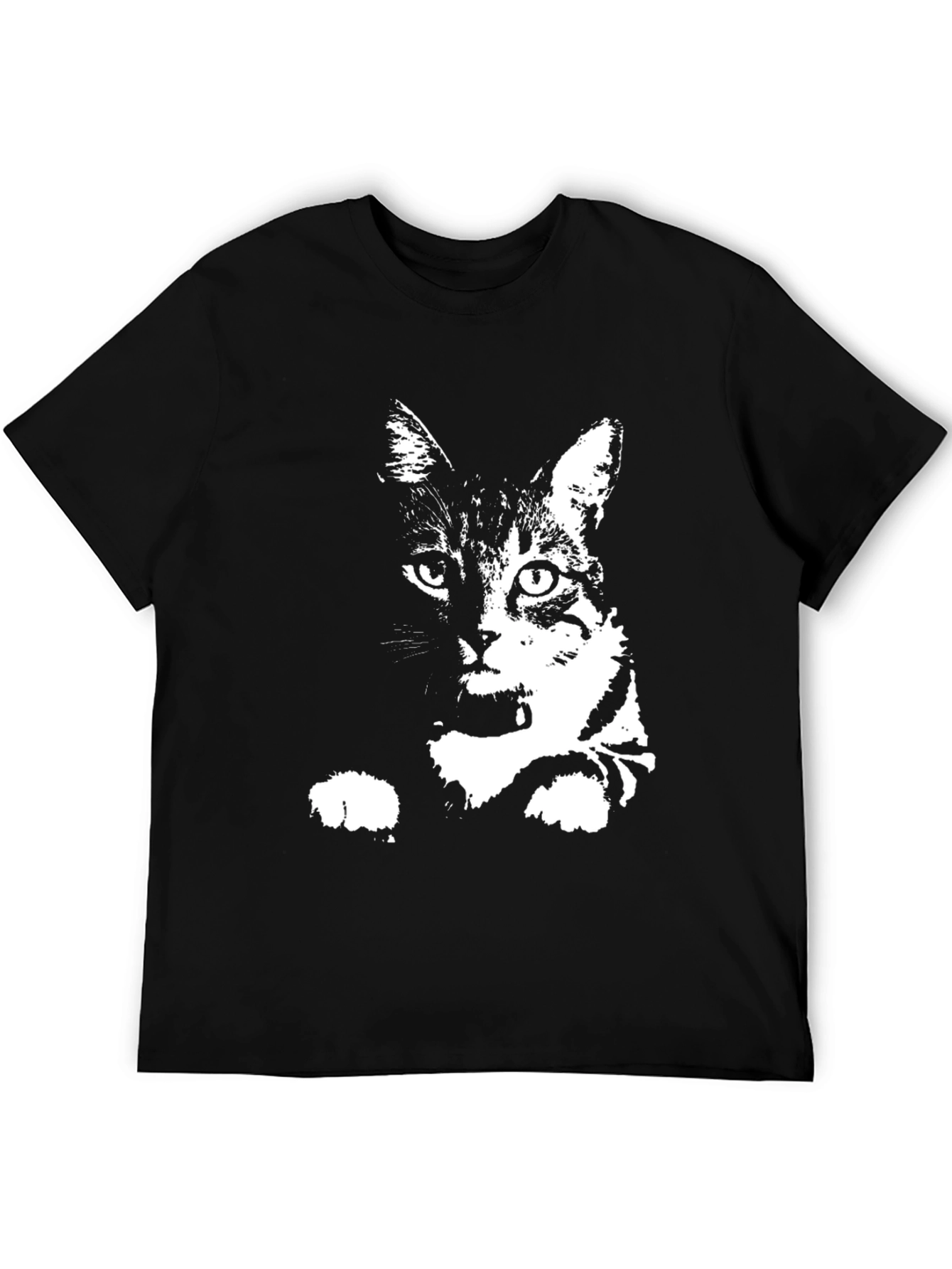 Cool Cat Graphic Black T-Shirt