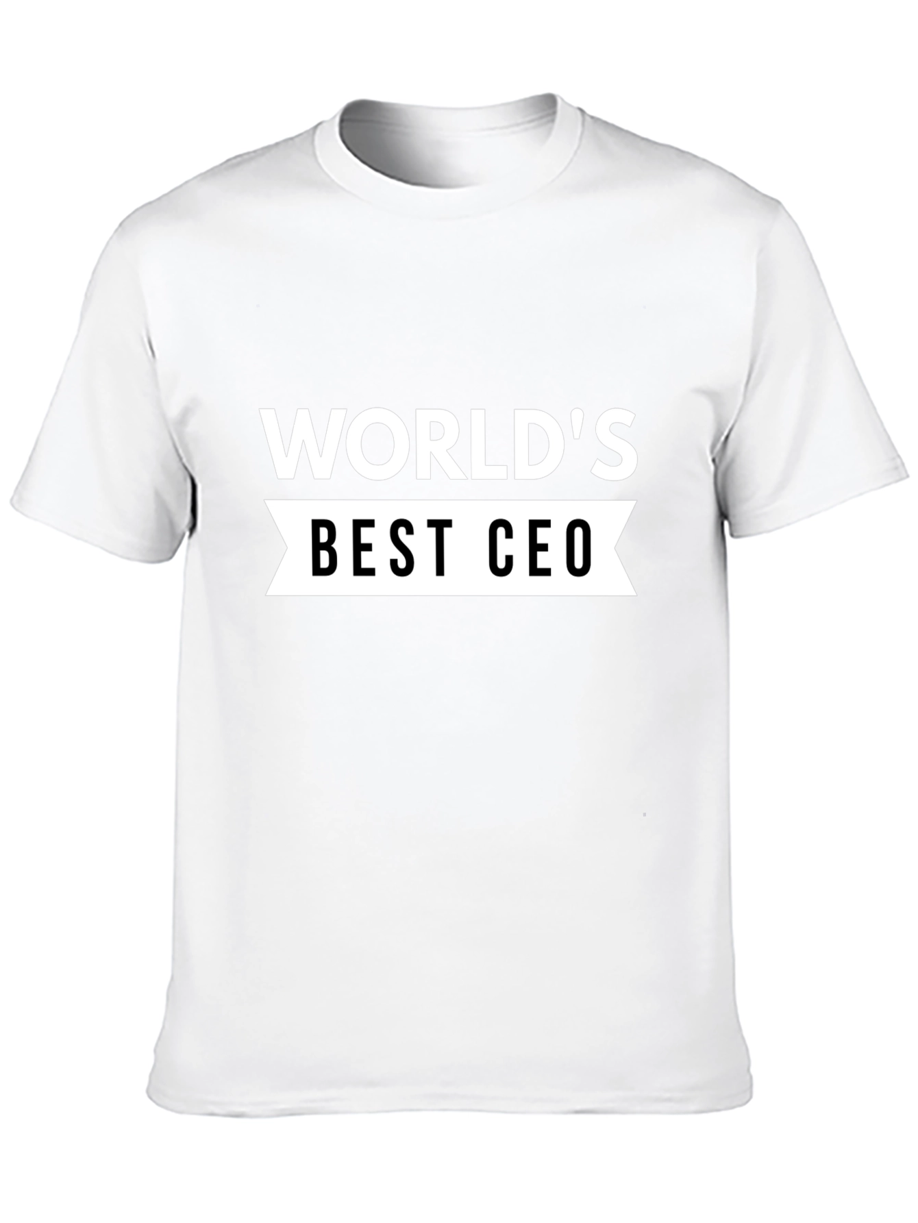 Worlds Best CEO Black T-Shirt