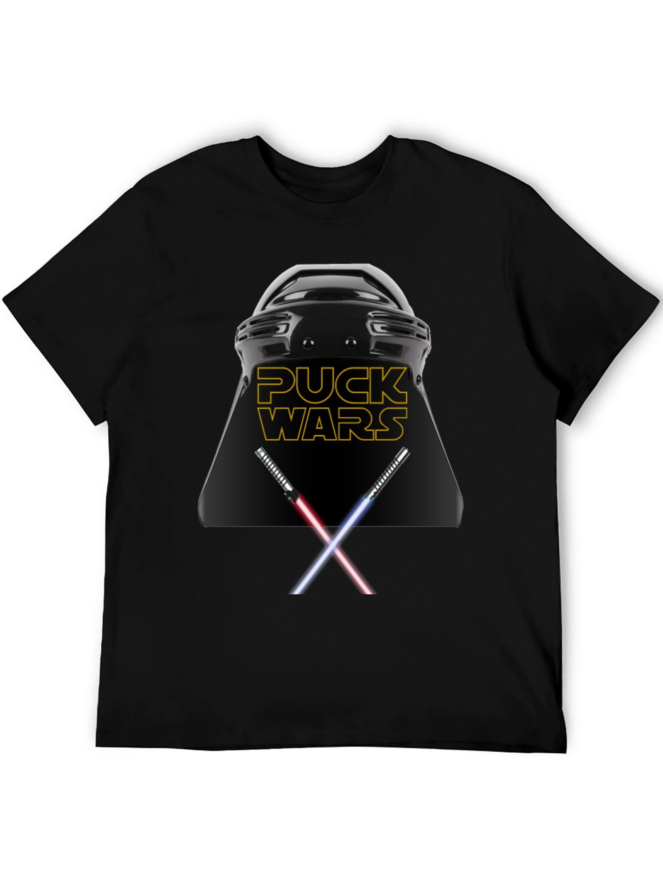 Puck Wars Graphic Tee - Black