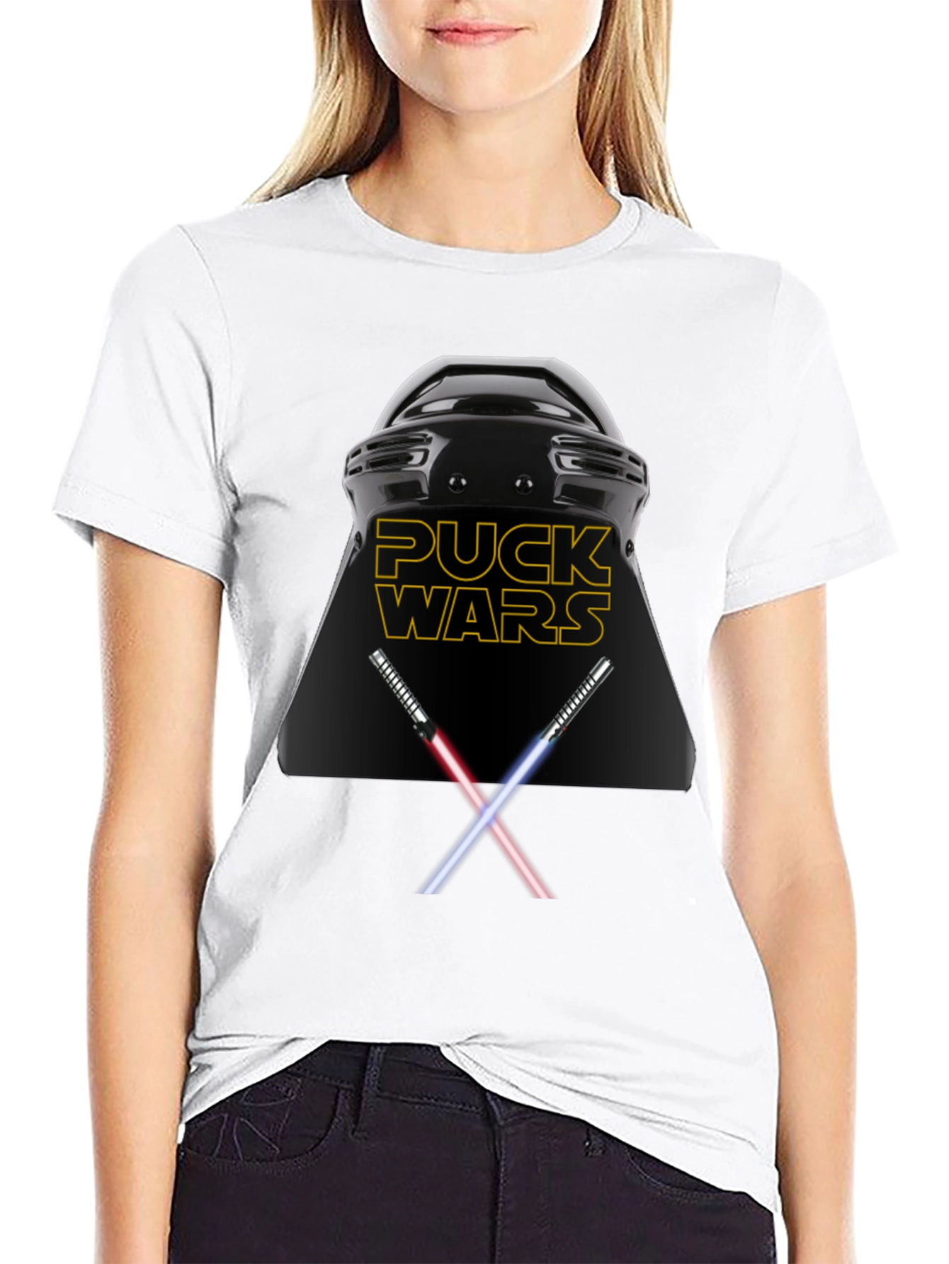 Puck Wars Graphic Tee - Black