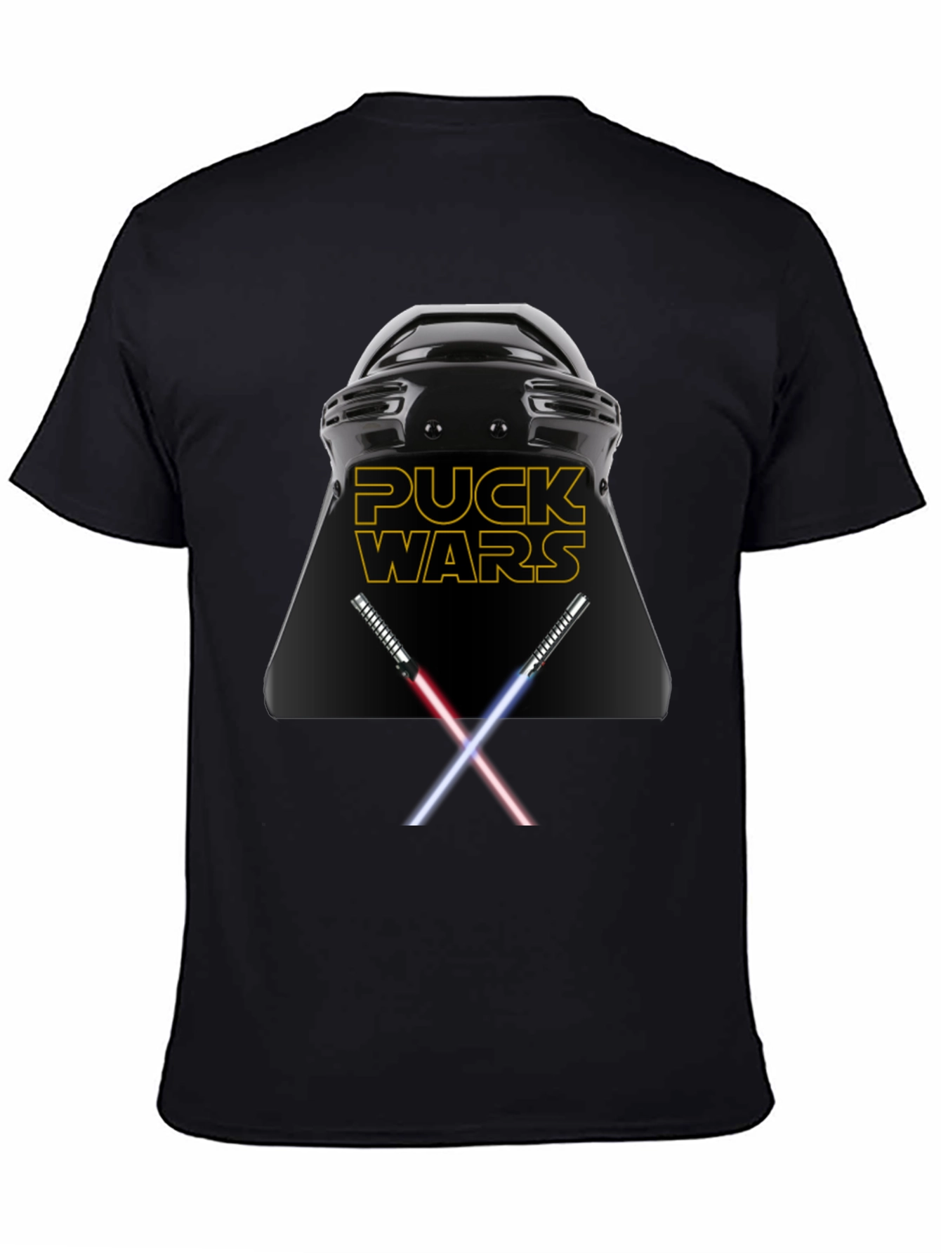 Puck Wars Graphic Tee - Black