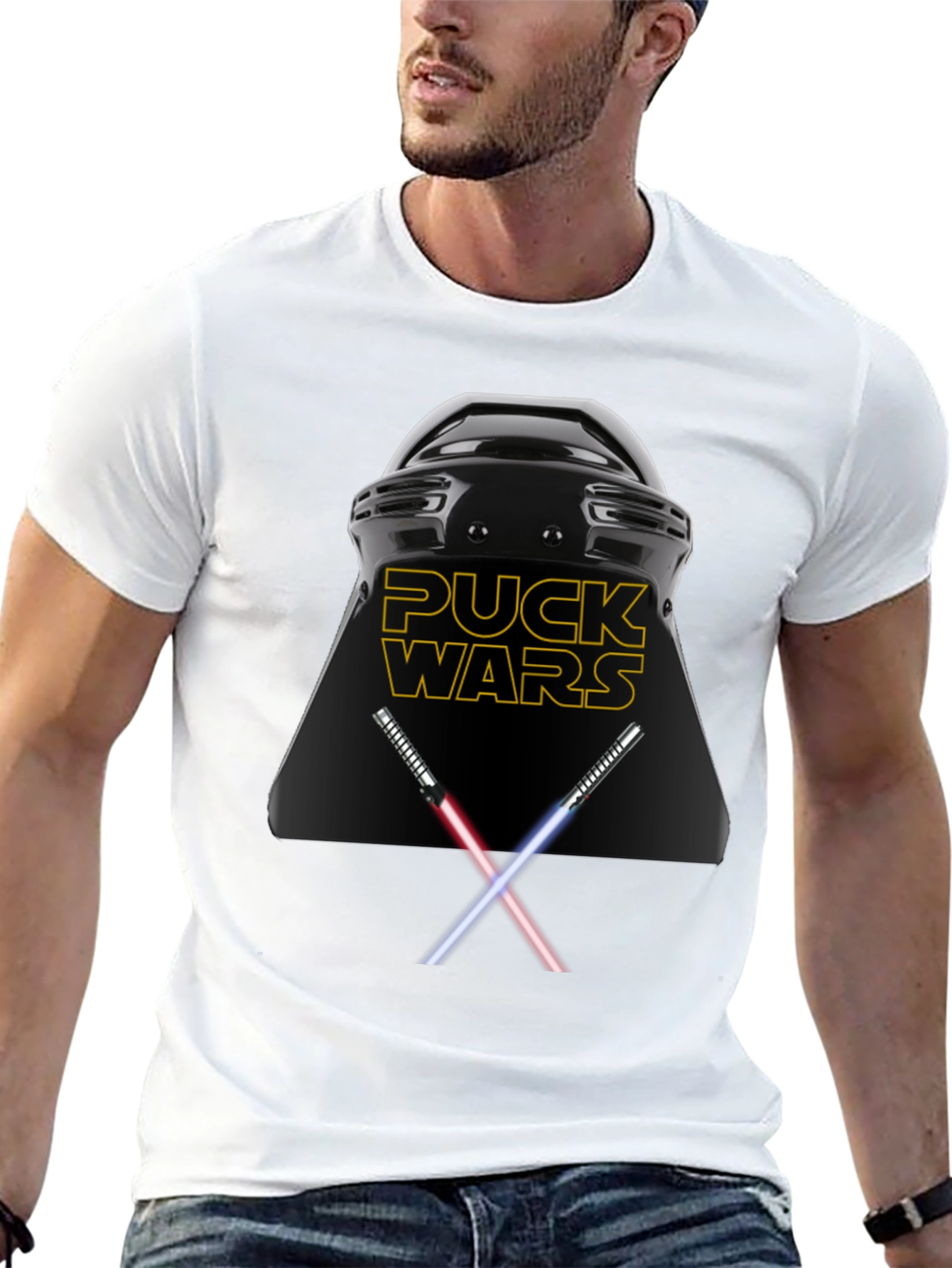 Puck Wars Graphic Tee - Black