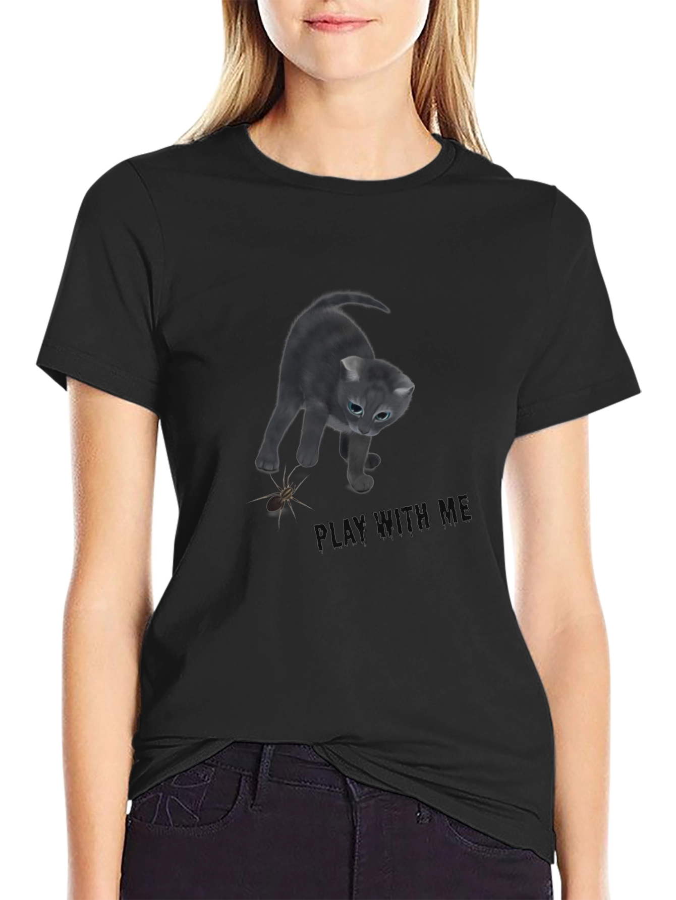 Kitten Playing T-Shirt