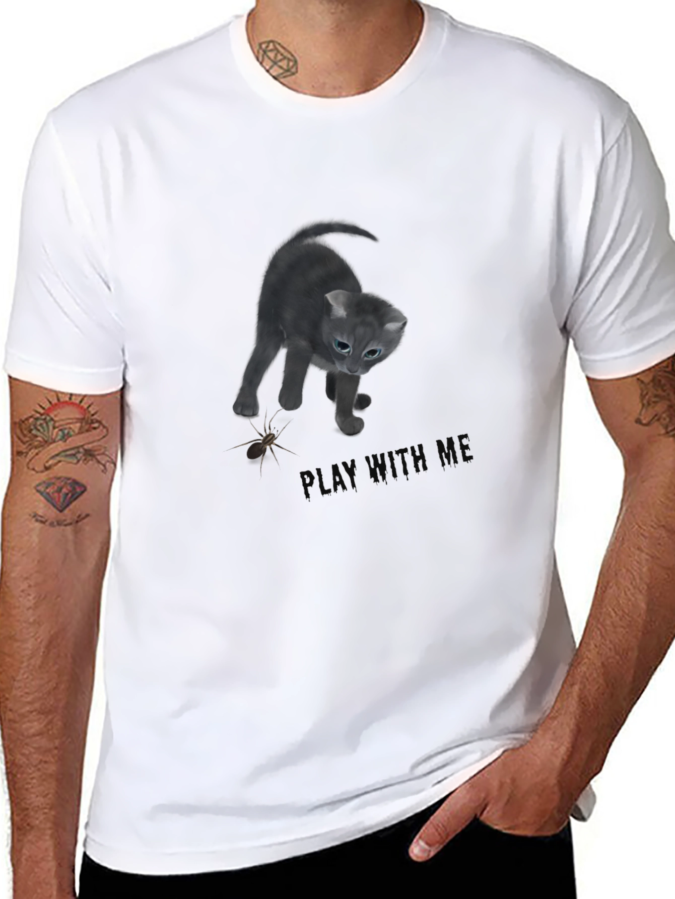 Kitten Playing T-Shirt