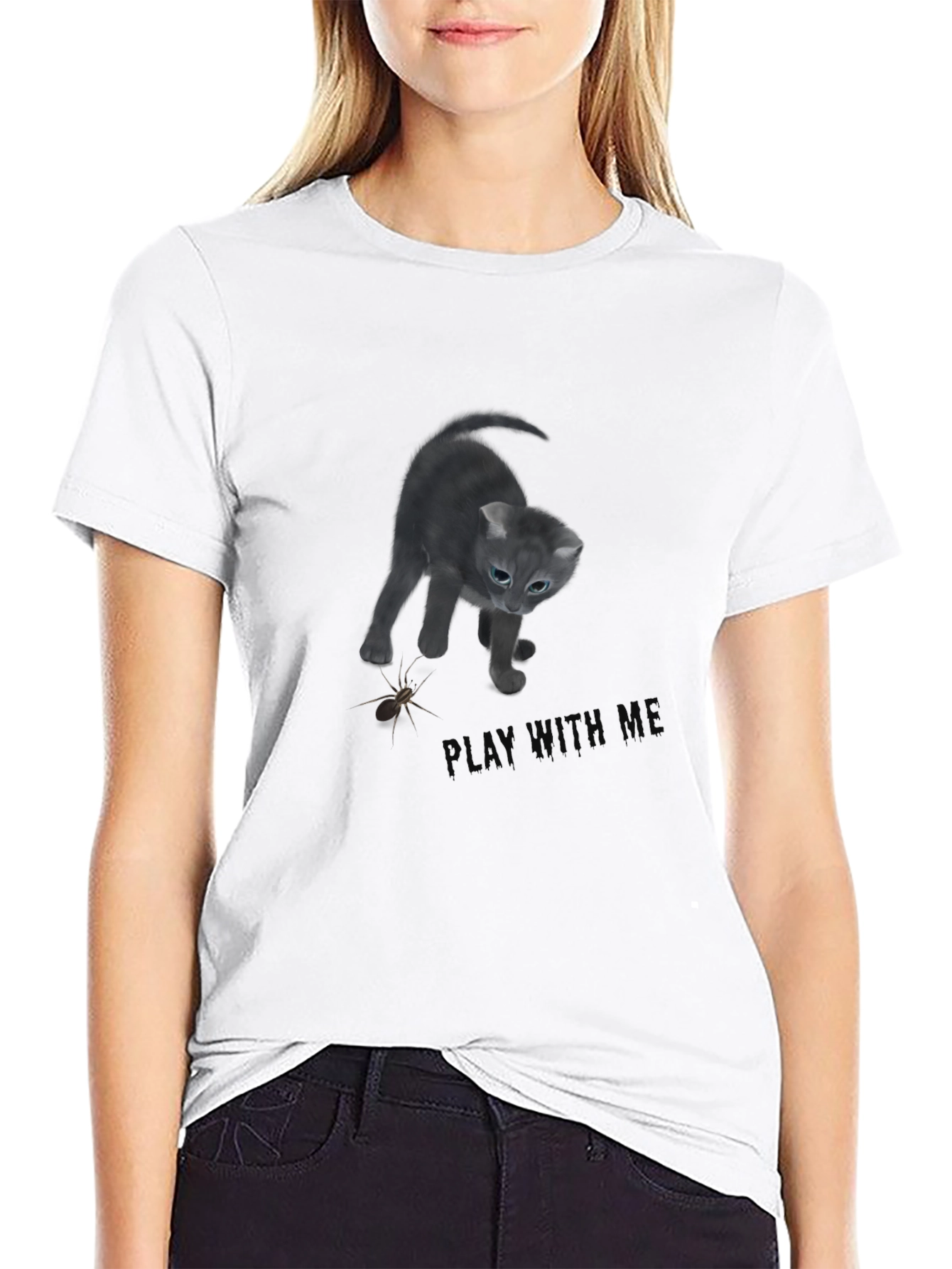 Kitten Playing T-Shirt