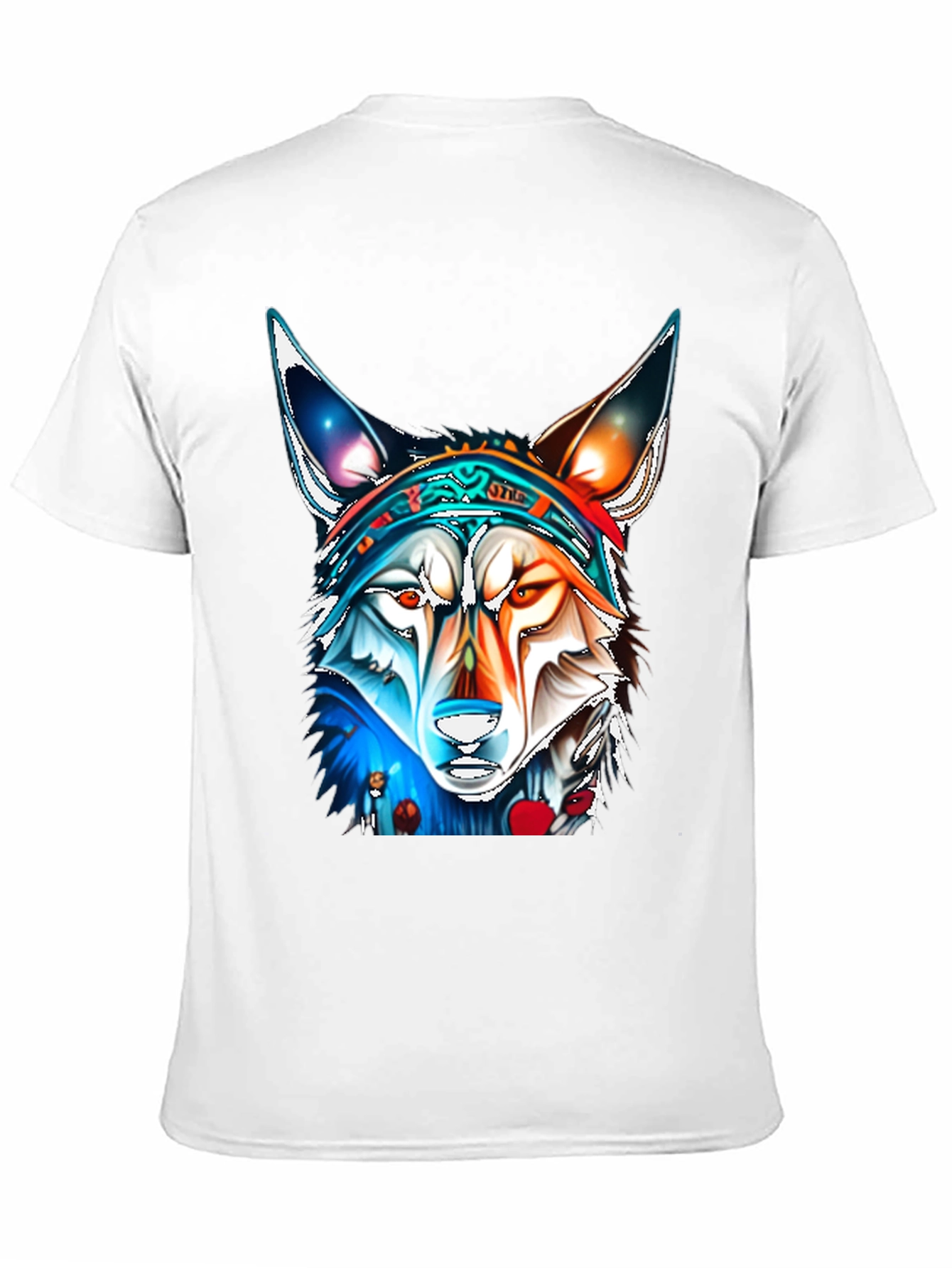 Wolf Graphic Tee - Vivid Art Print