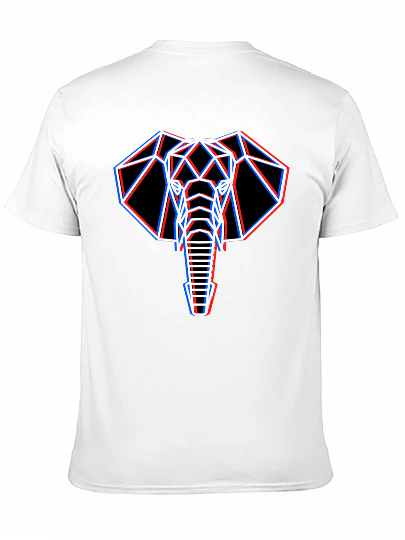 Geometric Elephant Graphic T-Shirt