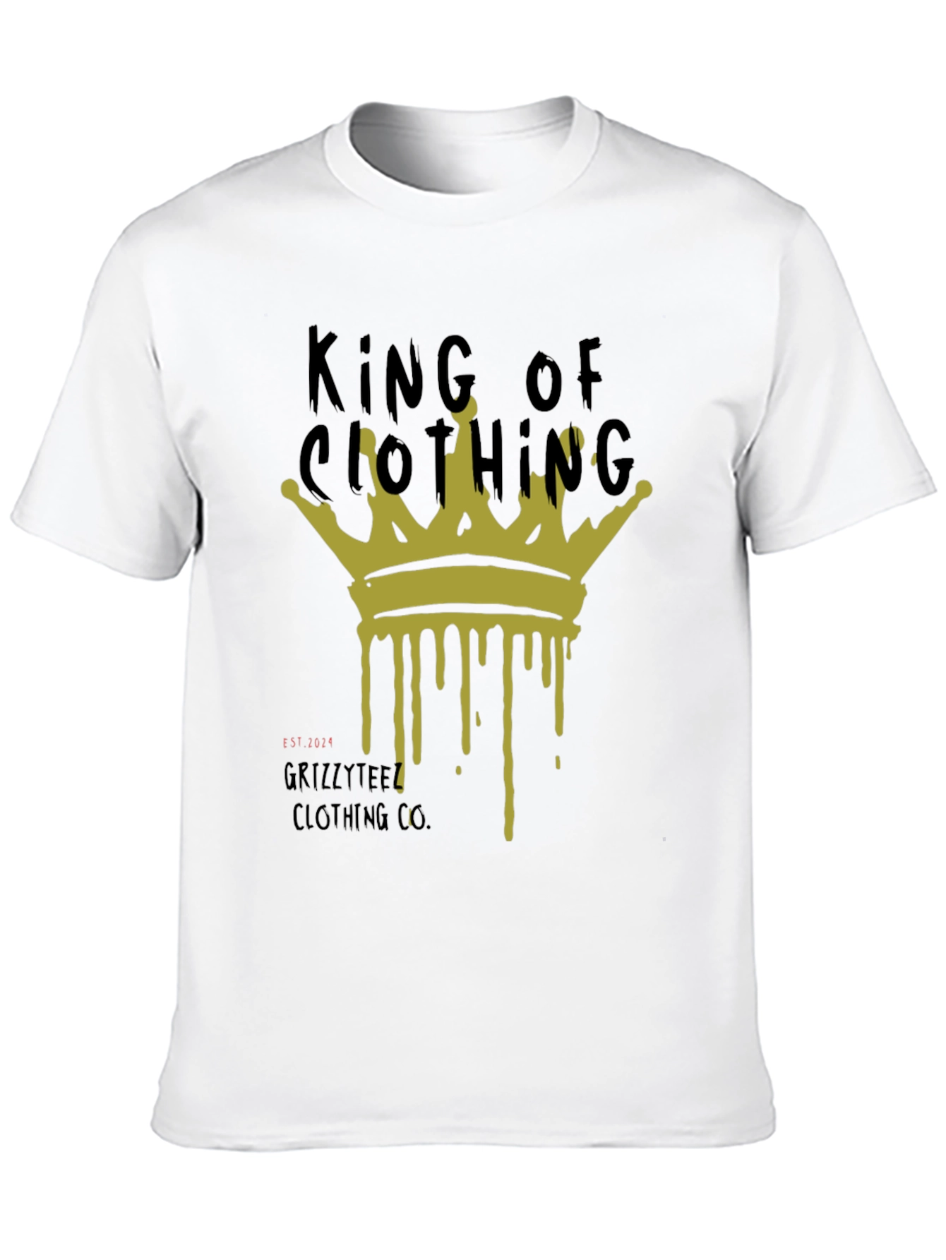 King of Clothing Dripping Crown Graphic Tee