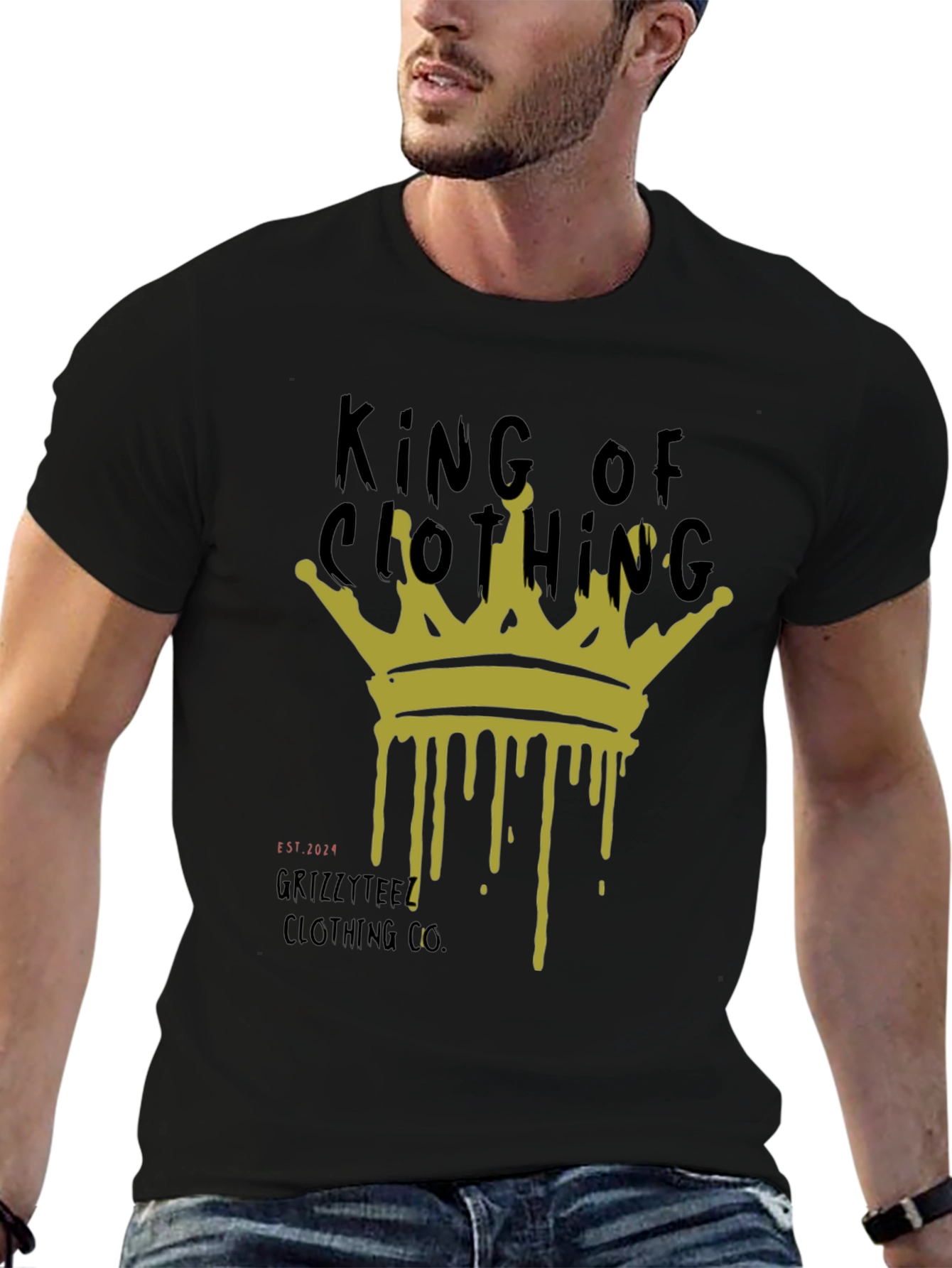King of Clothing Dripping Crown Graphic Tee