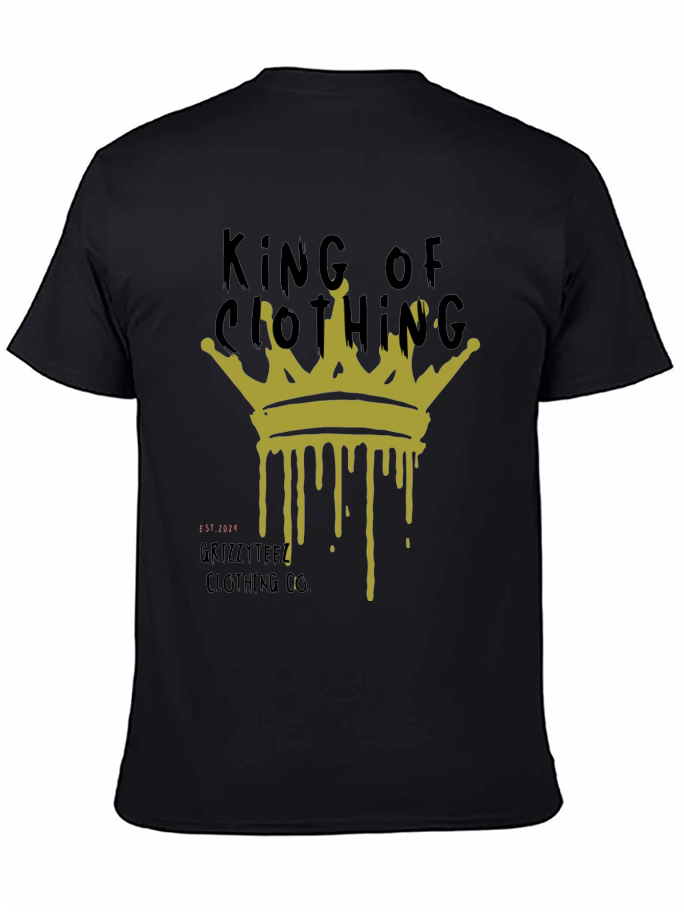 King of Clothing Dripping Crown Graphic Tee