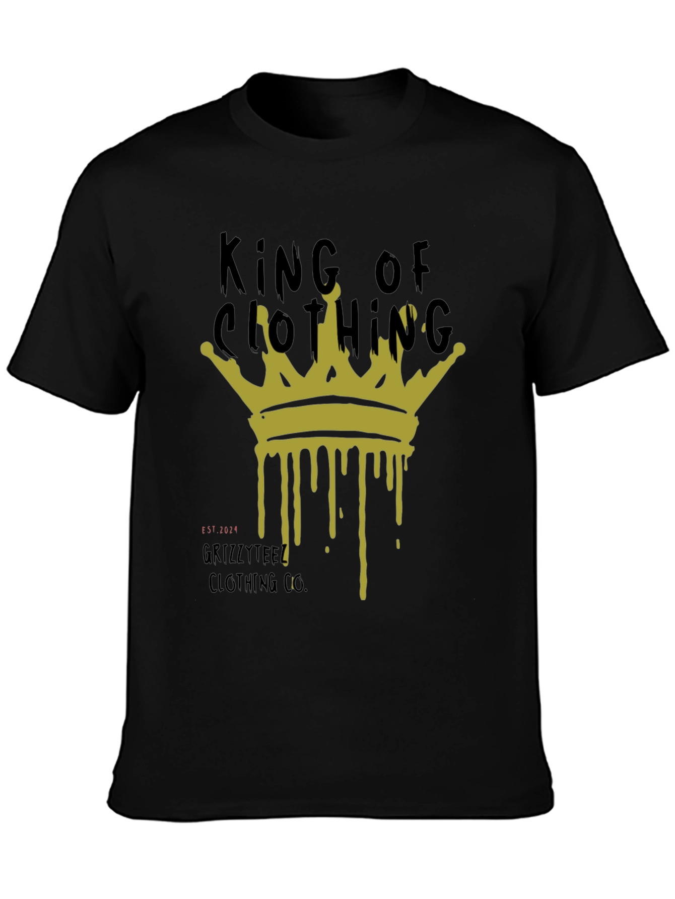 King of Clothing Dripping Crown Graphic Tee