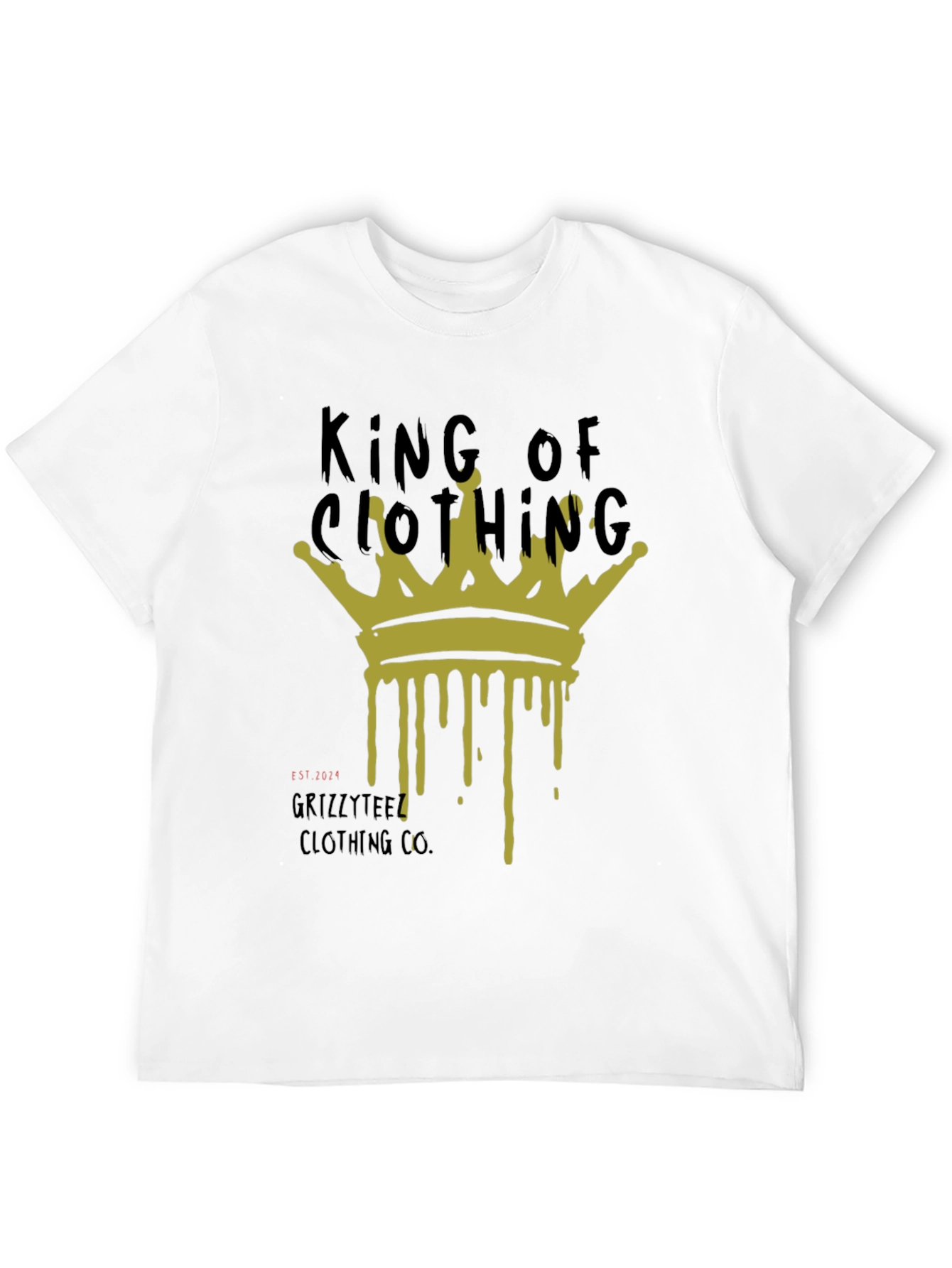 King of Clothing Dripping Crown Graphic Tee