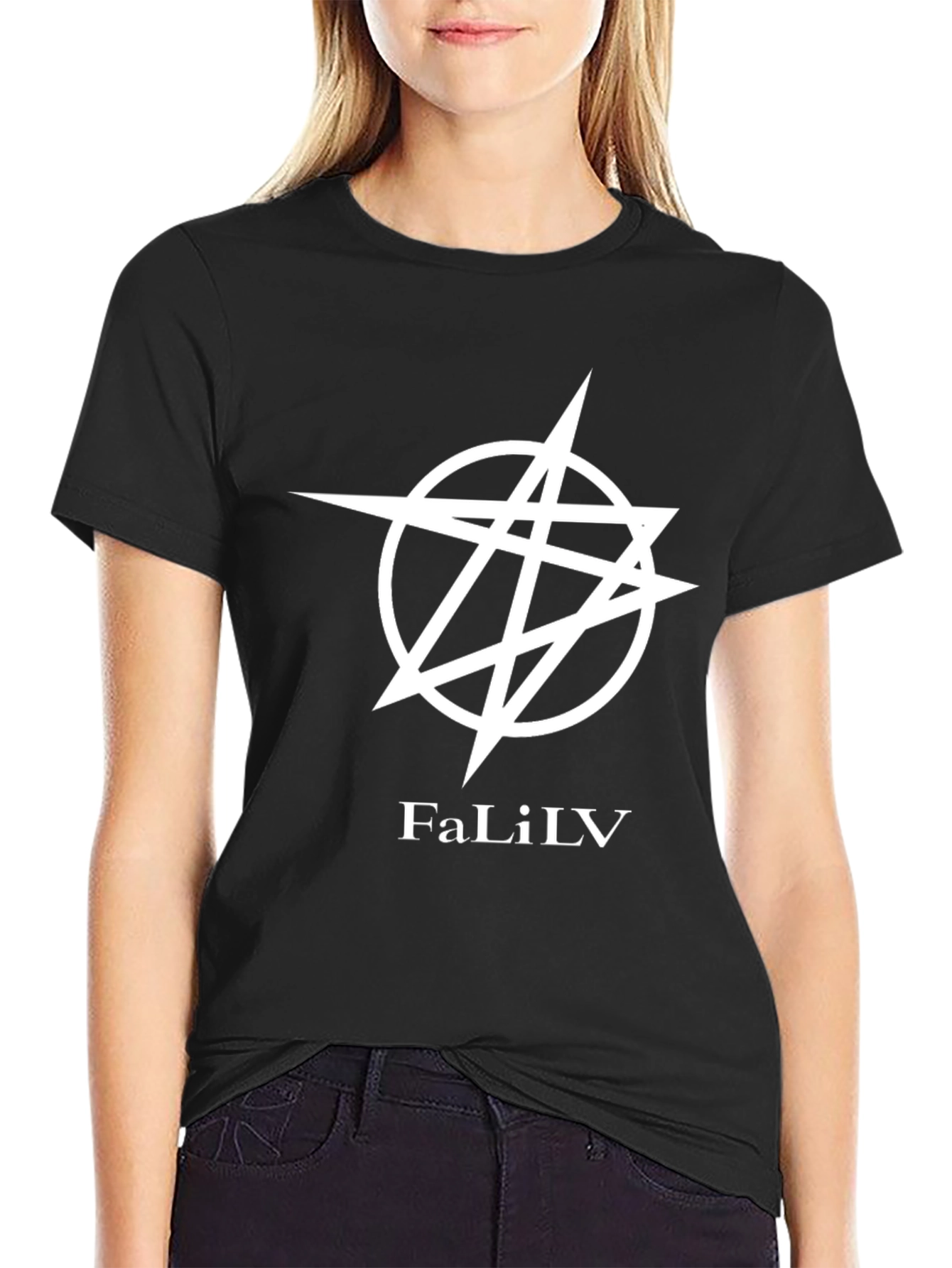FaLiLV Graphic Black T-Shirt