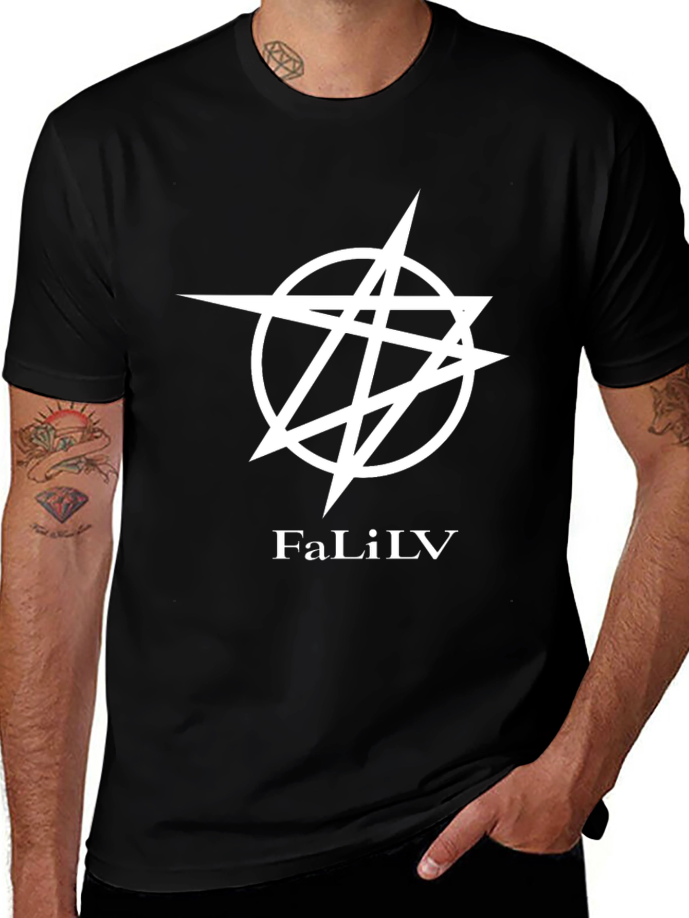 FaLiLV Graphic Black T-Shirt