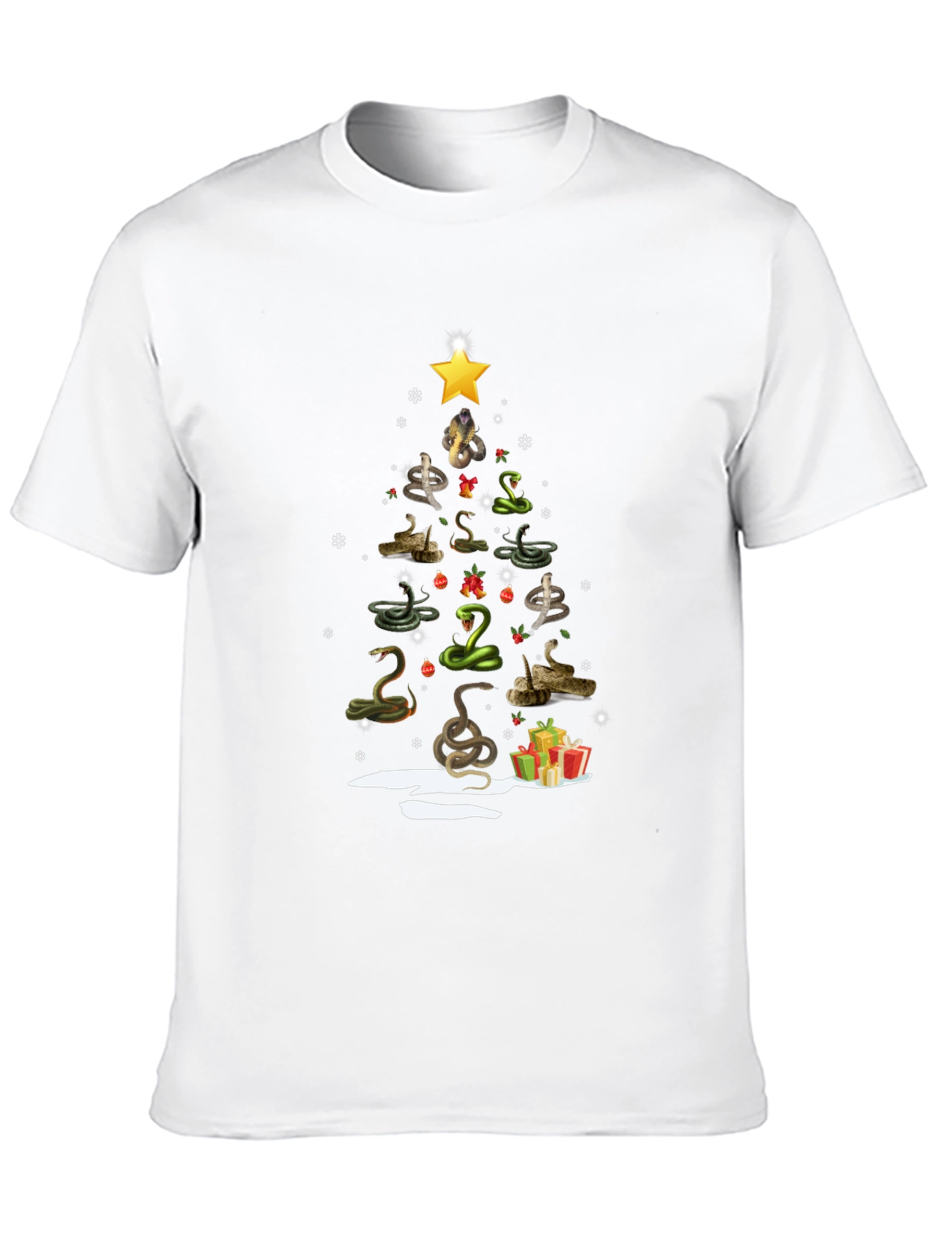Snake Christmas Tree T-Shirt