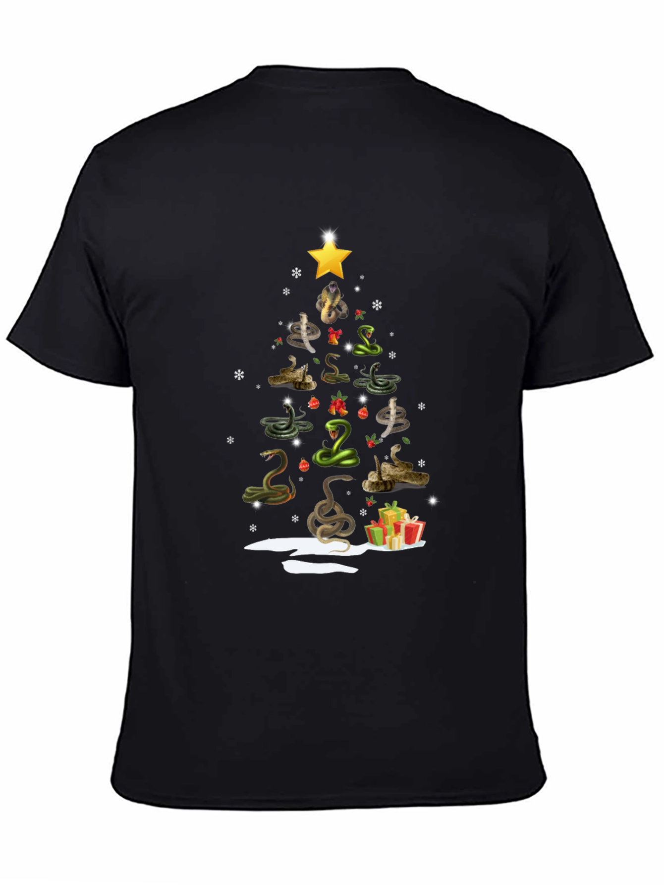 Snake Christmas Tree T-Shirt