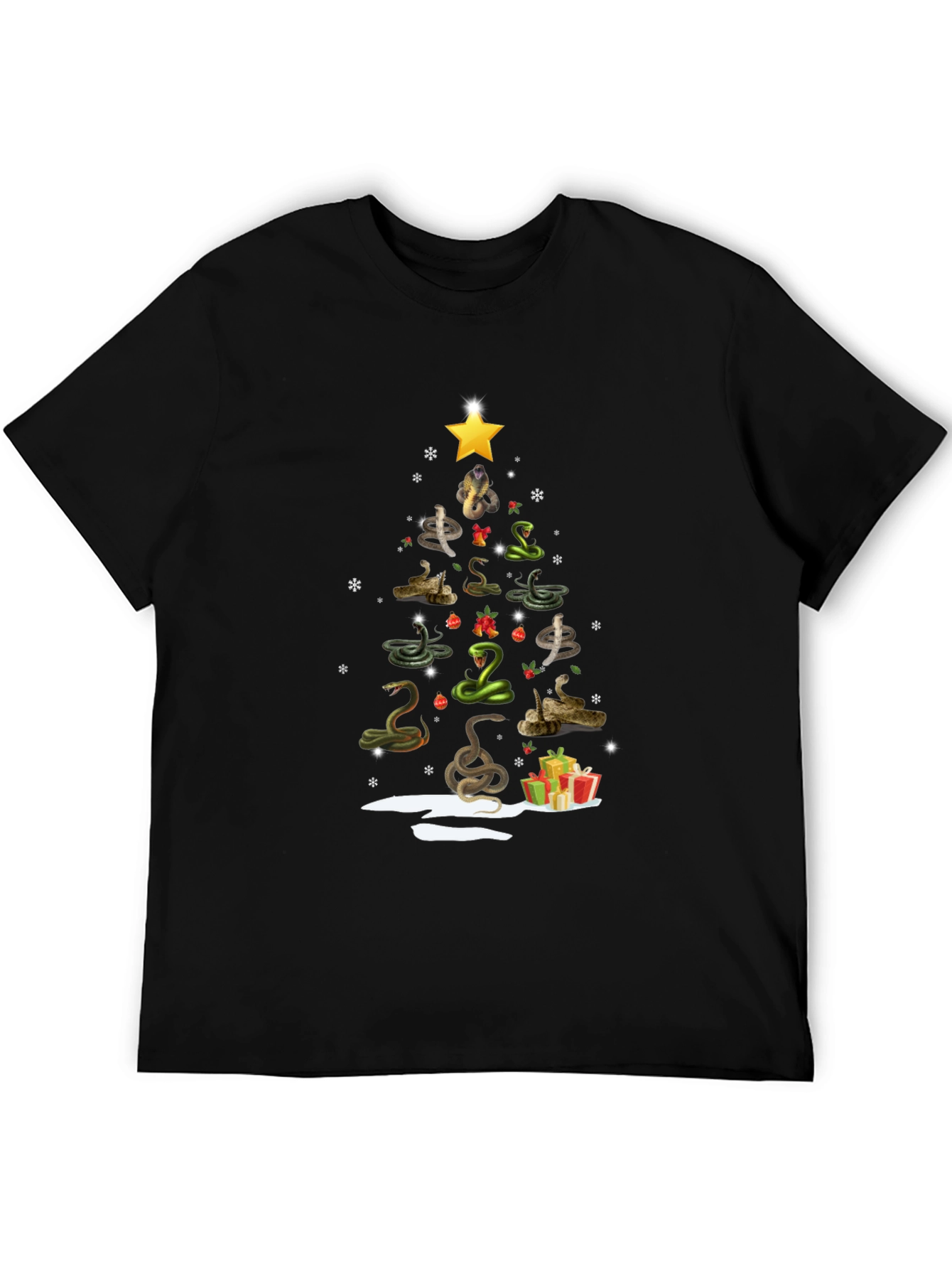 Snake Christmas Tree T-Shirt