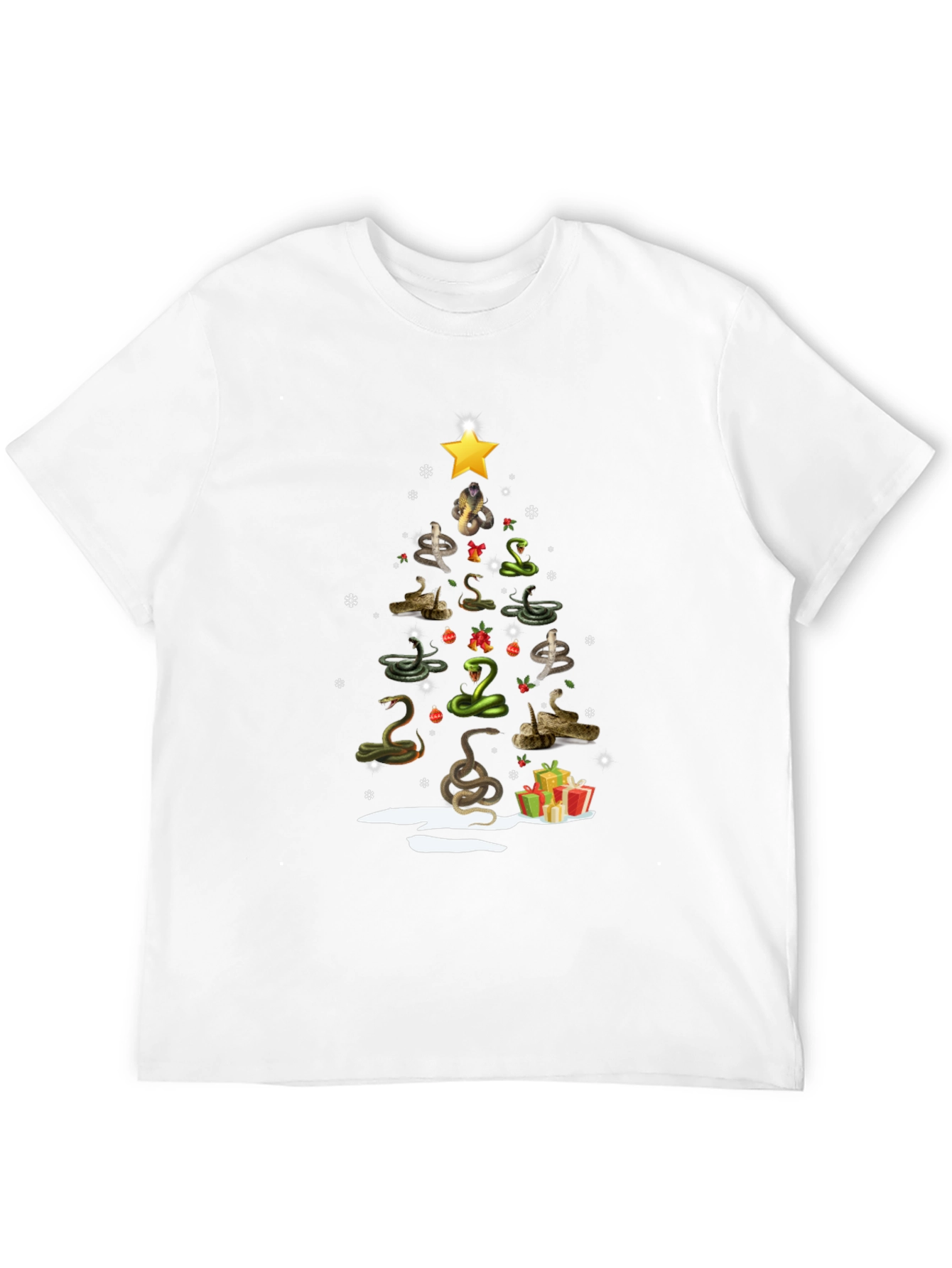 Snake Christmas Tree T-Shirt