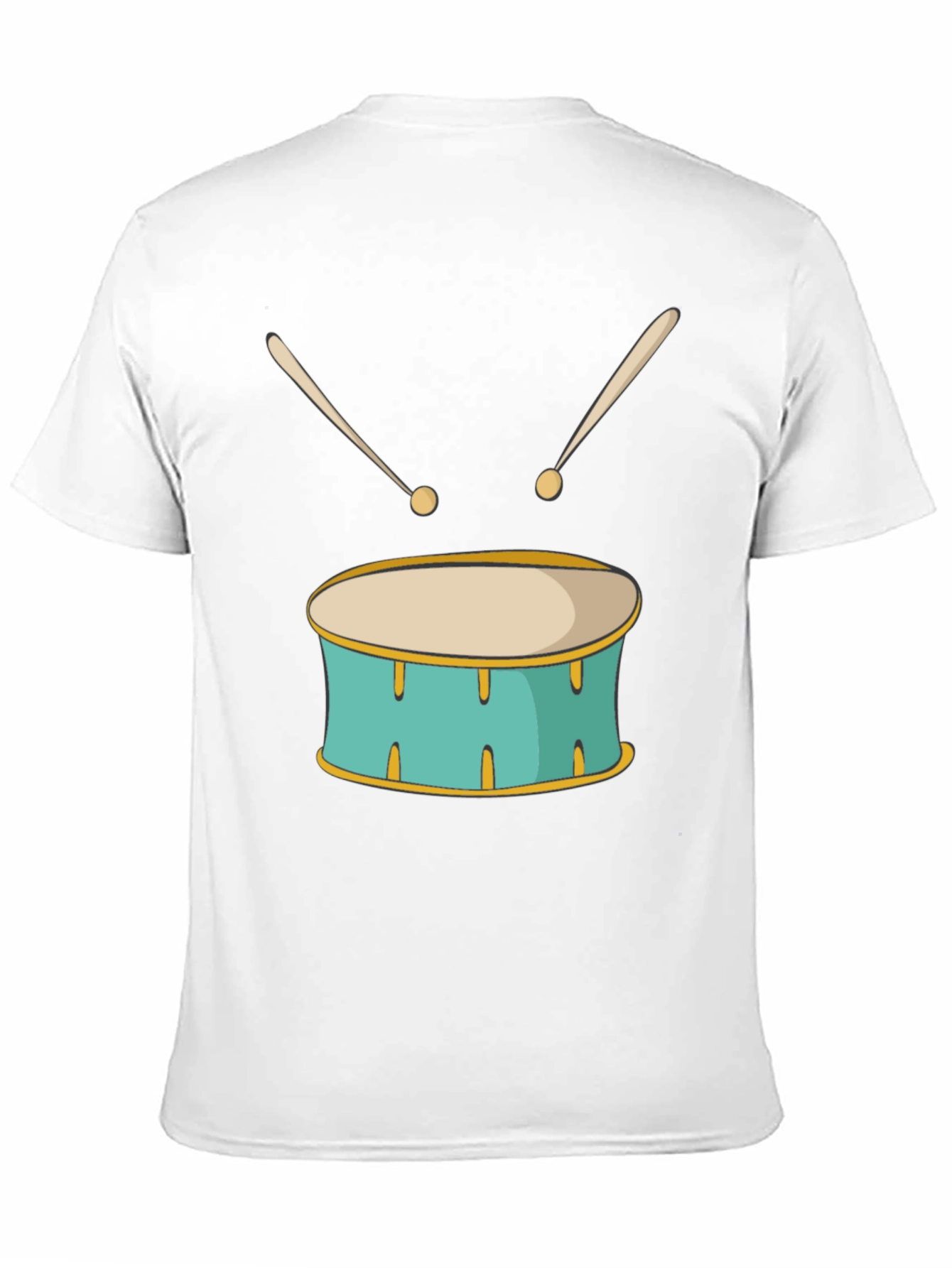 Drum Graphic Black T-Shirt