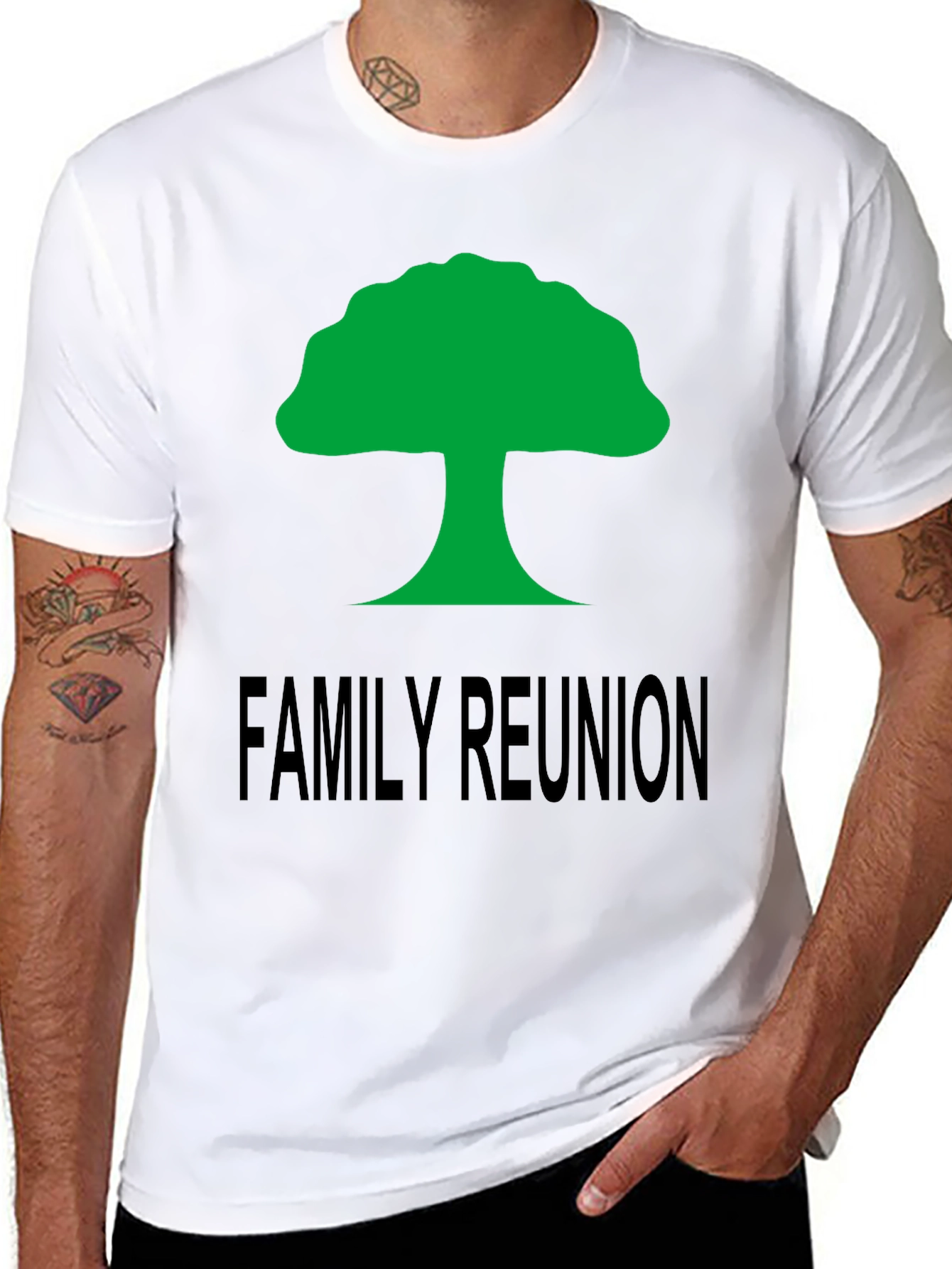 Family Reunion Tree Graphic T-Shirt