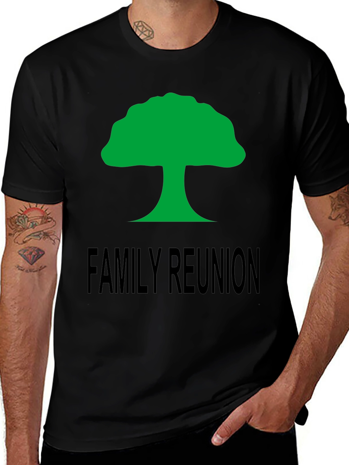 Family Reunion Tree Graphic T-Shirt