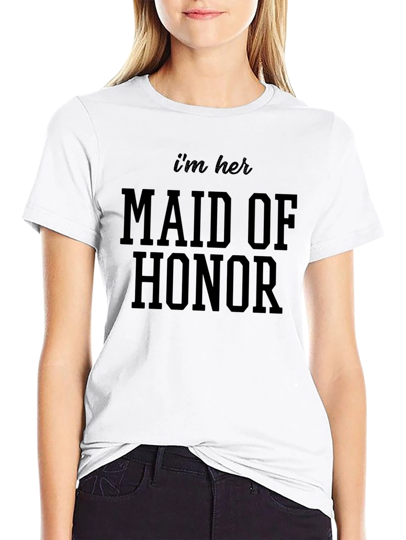 Maid of Honor Wedding T-Shirt