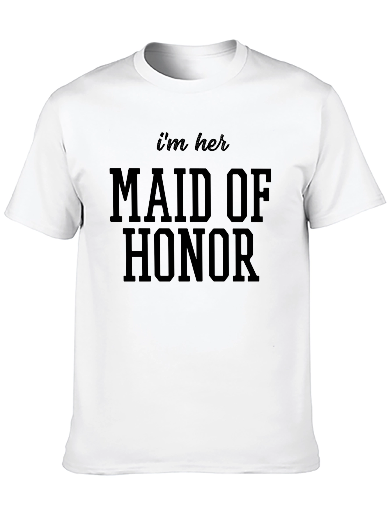 Maid of Honor Wedding T-Shirt