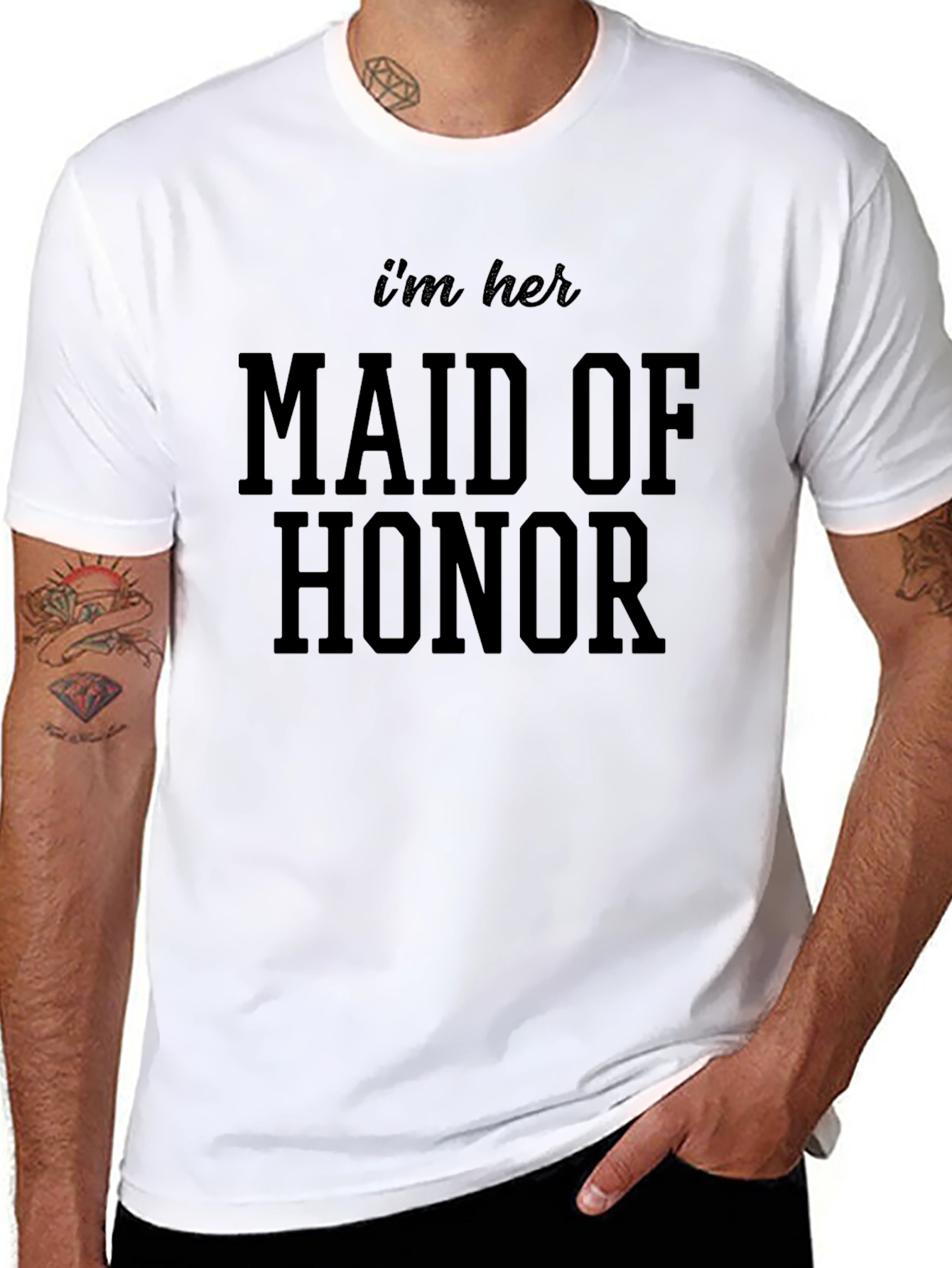 Maid of Honor Wedding T-Shirt