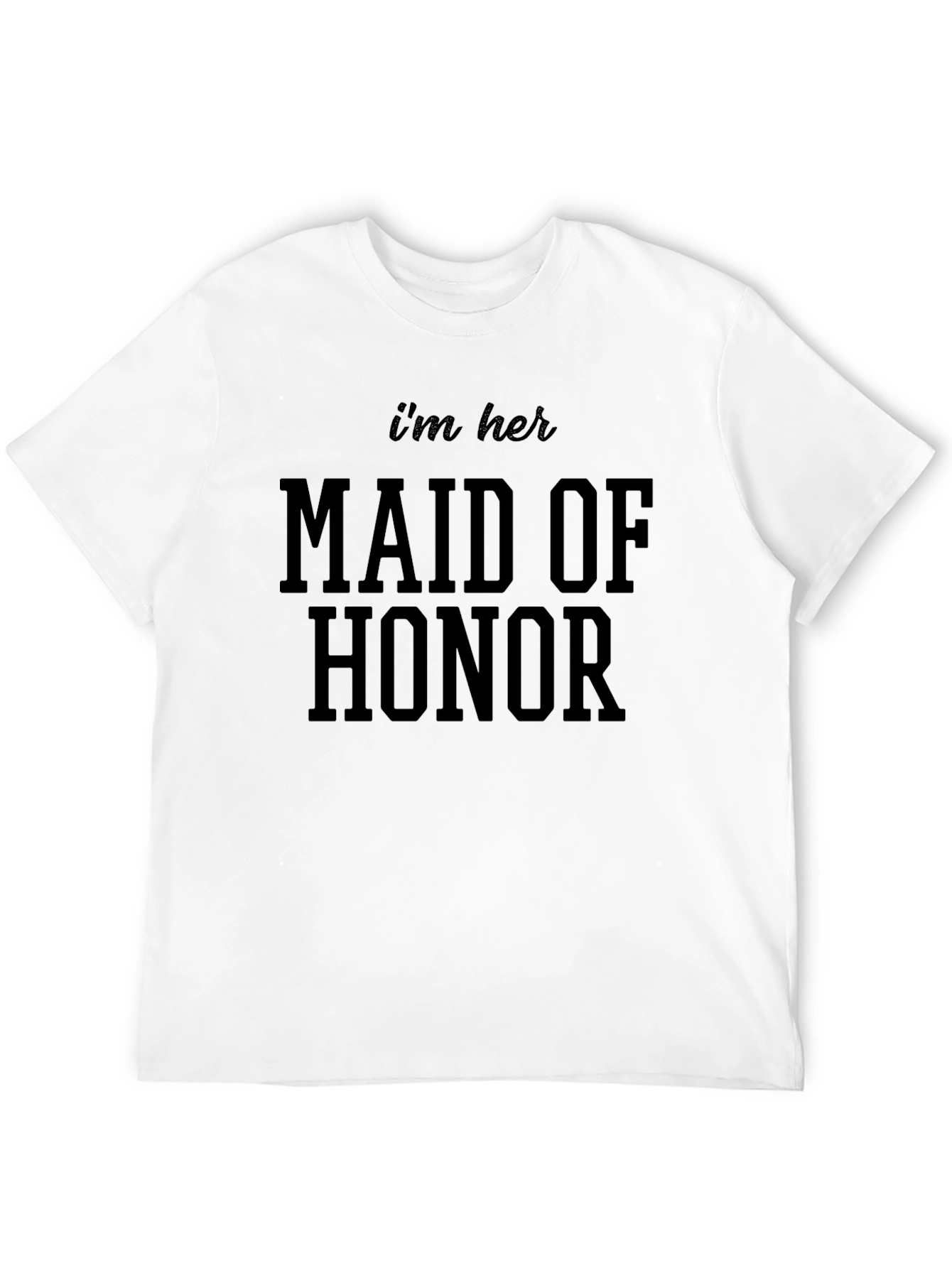 Maid of Honor Wedding T-Shirt