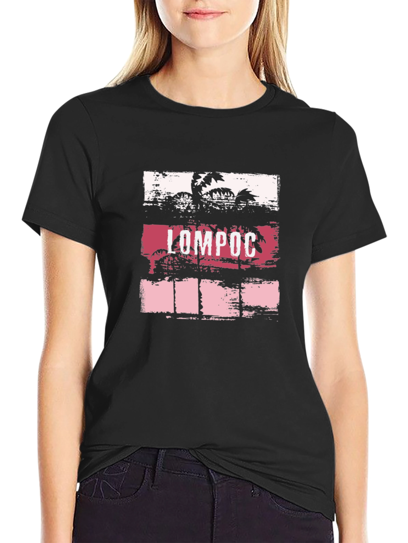 Lompoc Palm Tree Graphic T-Shirt