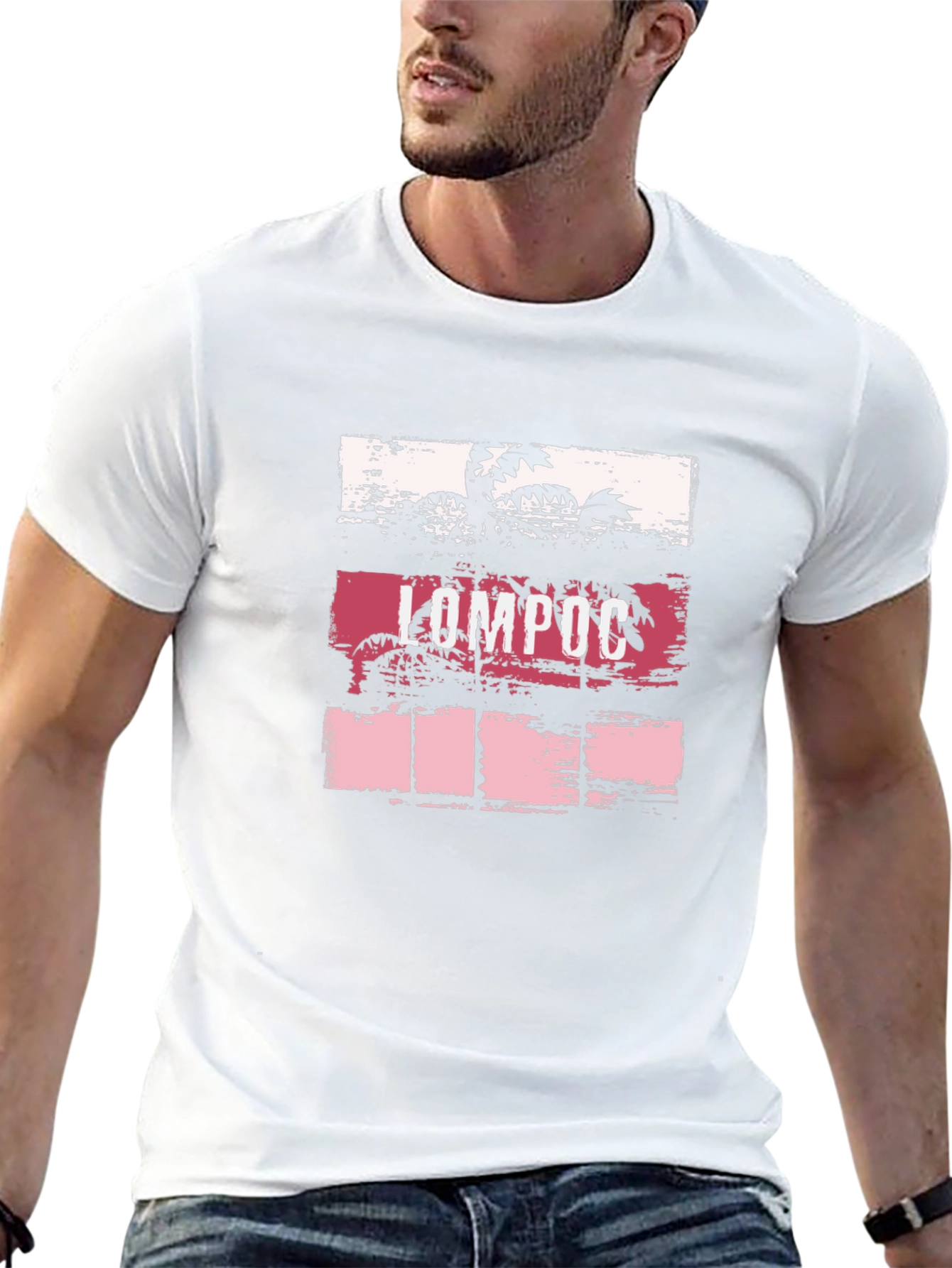 Lompoc Palm Tree Graphic T-Shirt