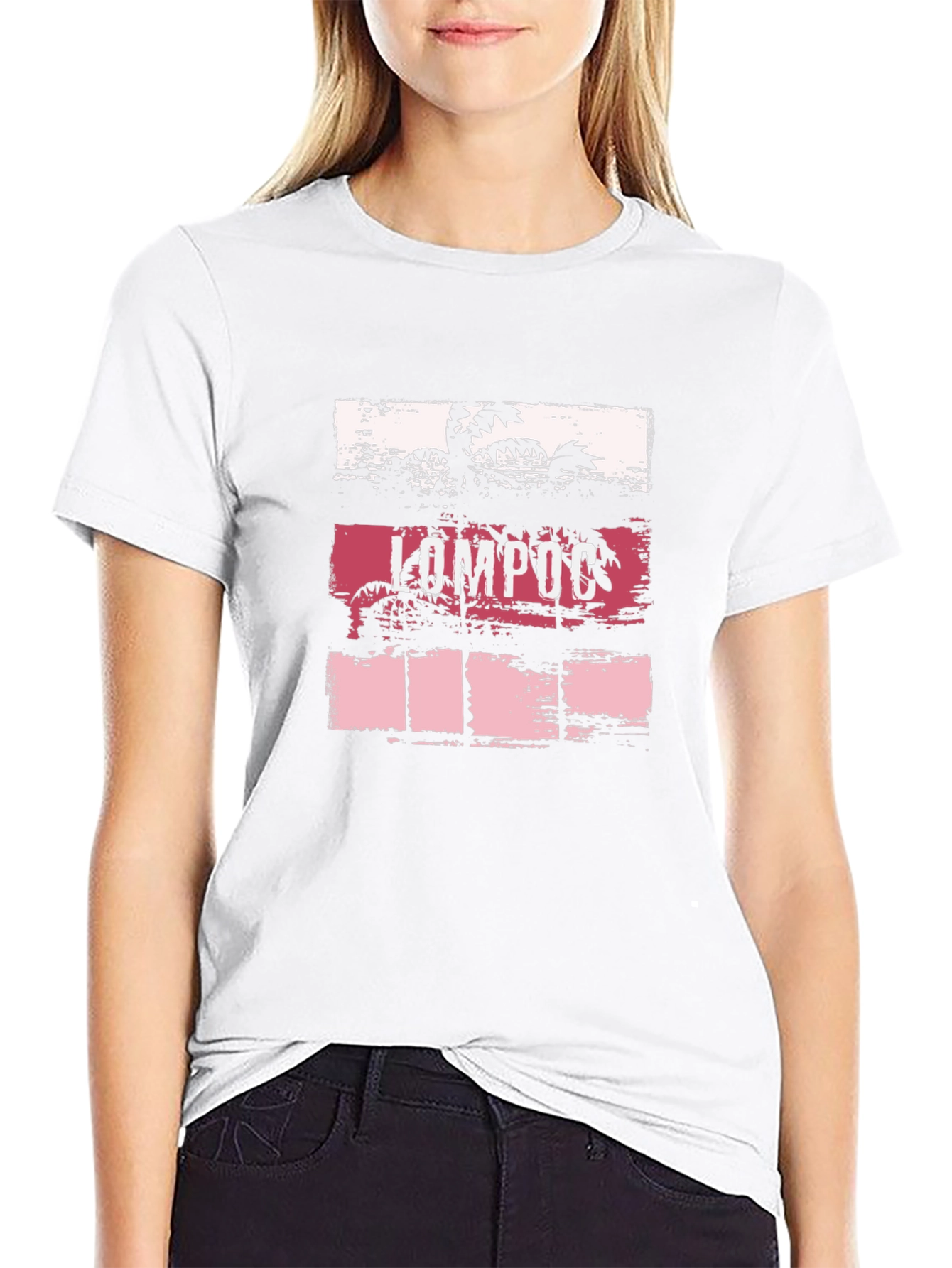 Lompoc Palm Tree Graphic T-Shirt
