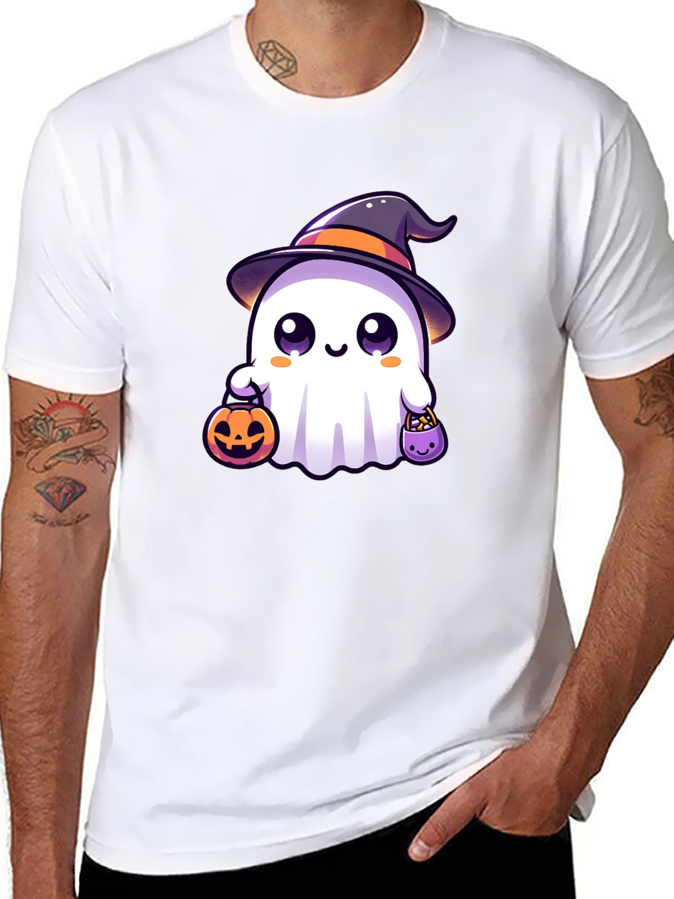 Halloween Ghost Graphic Tee