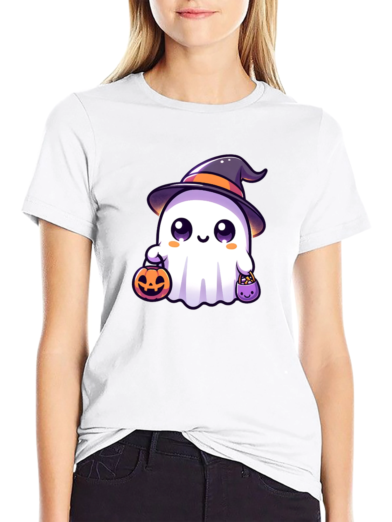 Halloween Ghost Graphic Tee