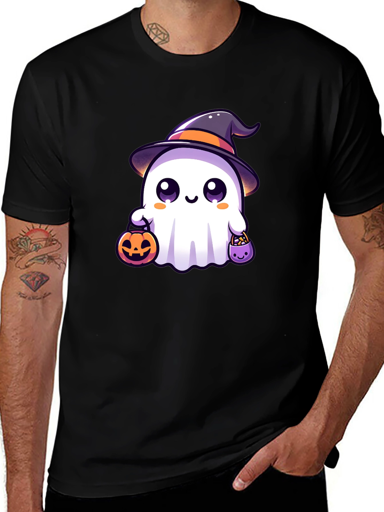 Halloween Ghost Graphic Tee