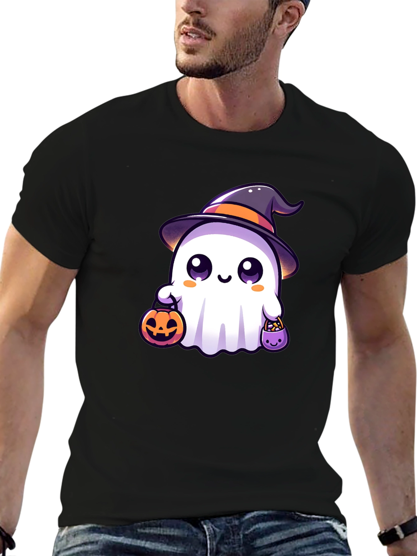 Halloween Ghost Graphic Tee